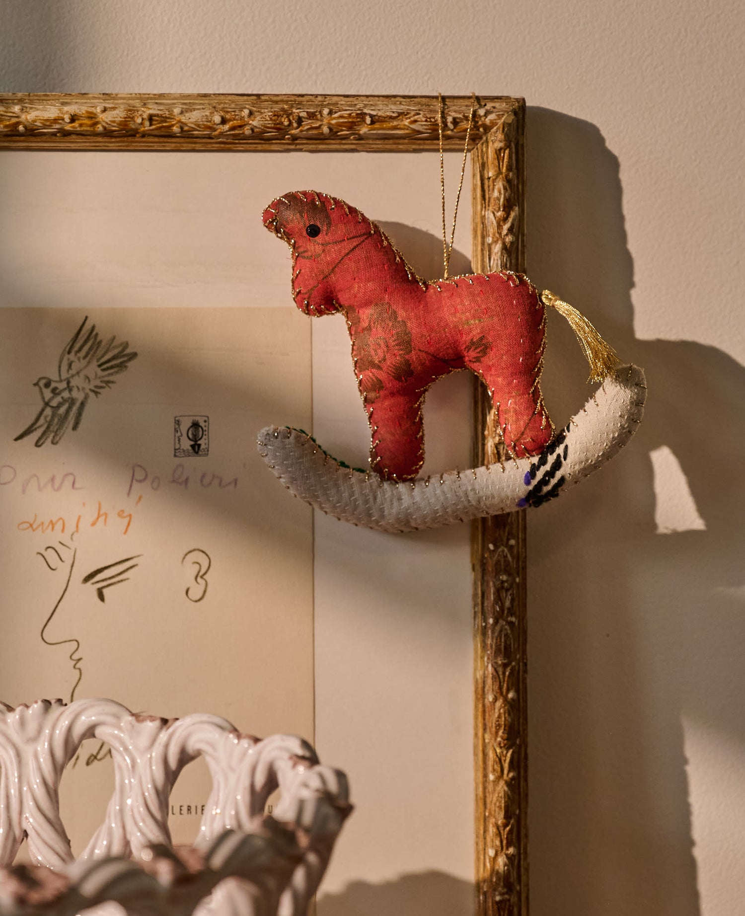 Rocking Horse Ornament - Rose of Kelpie