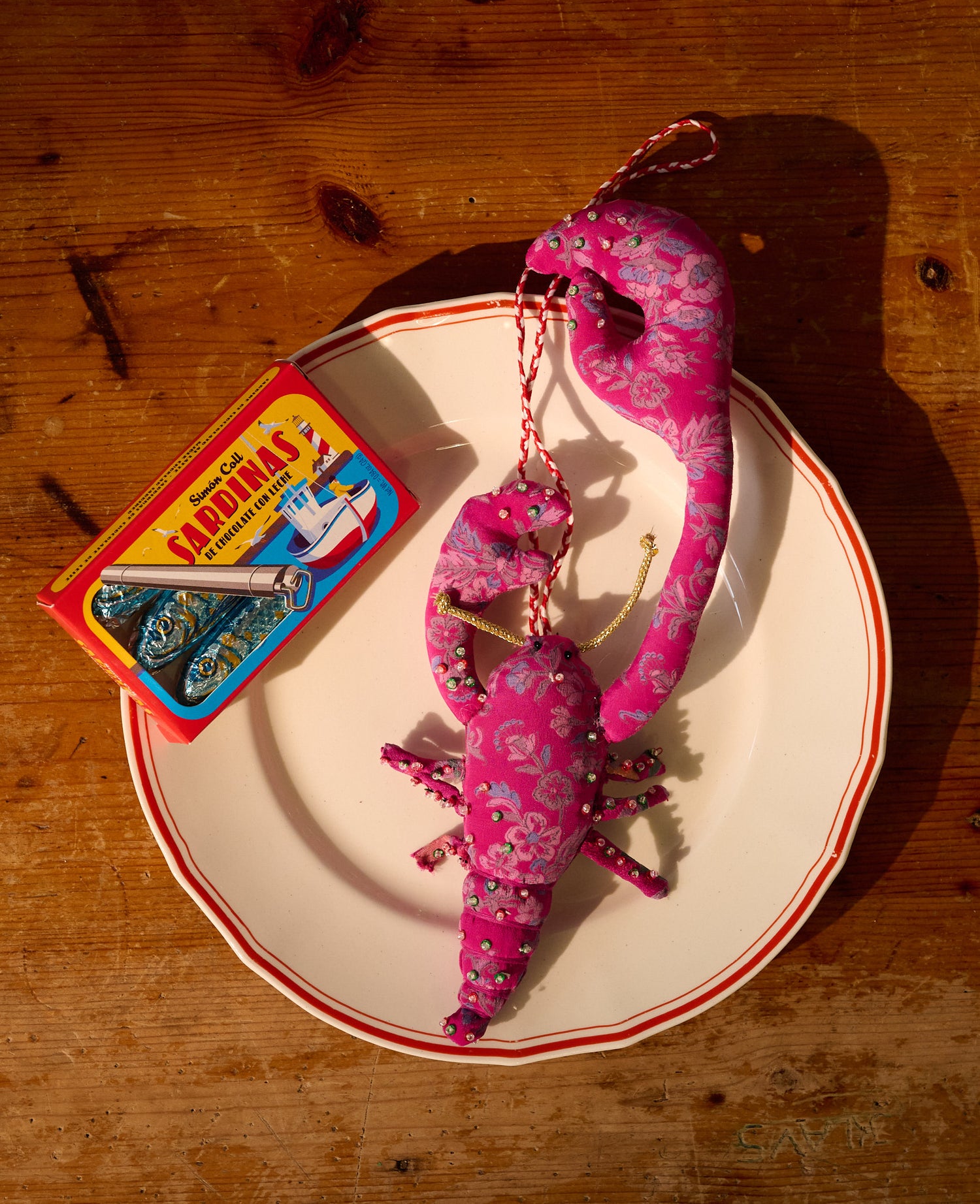 Lobster SILK Ornament - No. 10