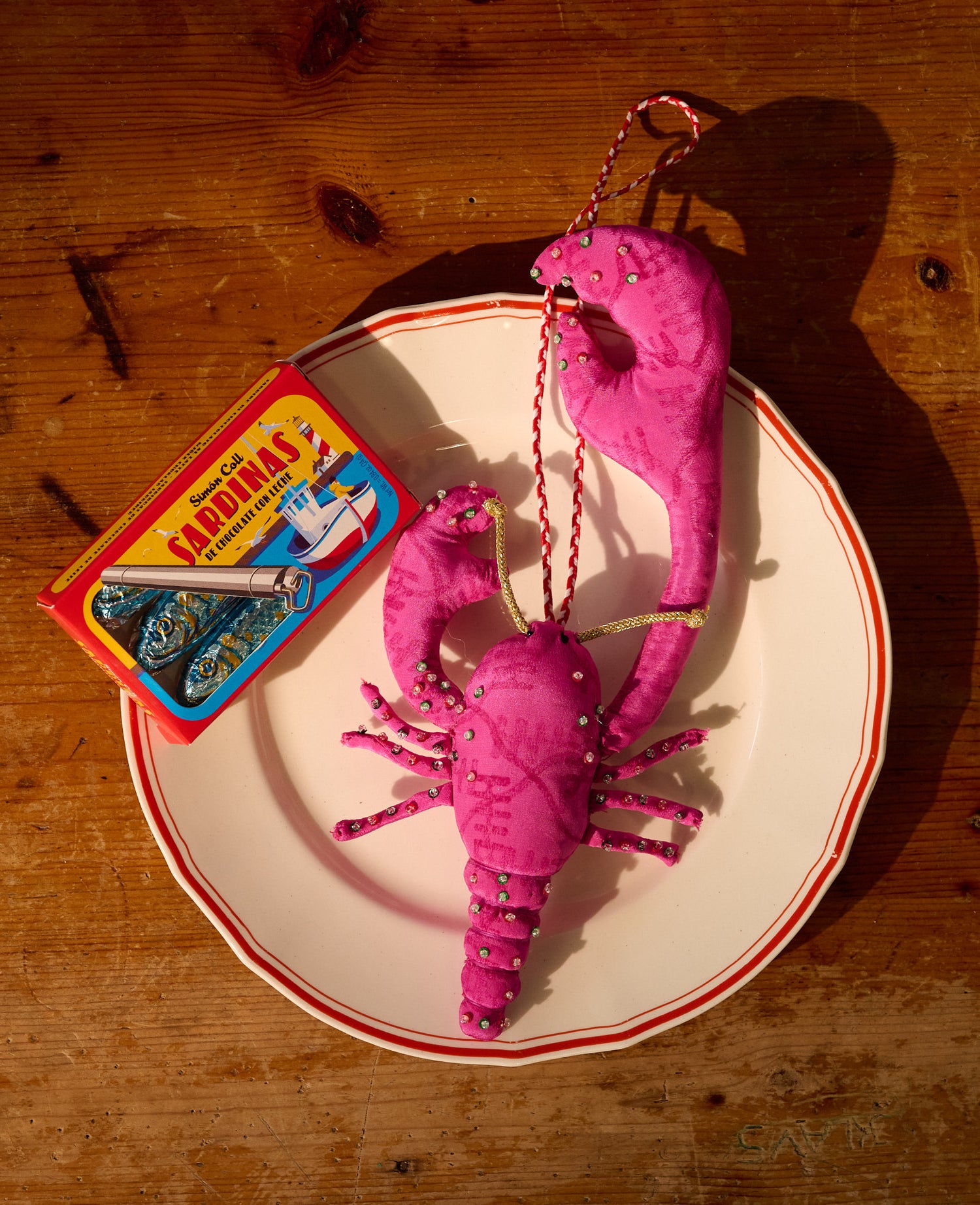Lobster SILK Ornament - No. 11