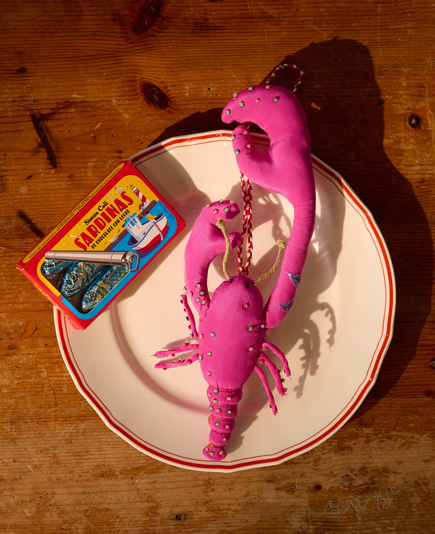 Lobster SILK Ornament - No. 12