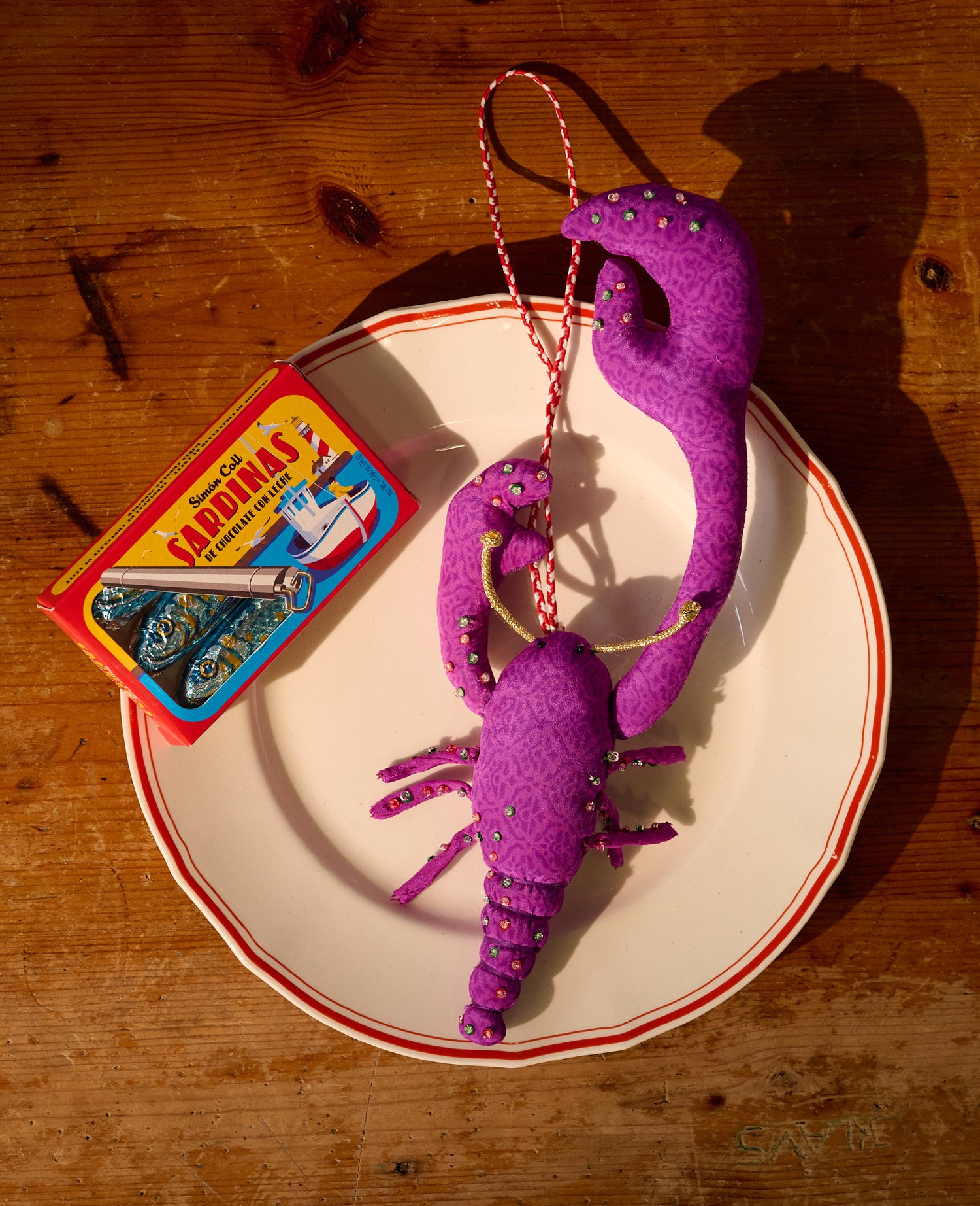 Lobster SILK Ornament - No. 13