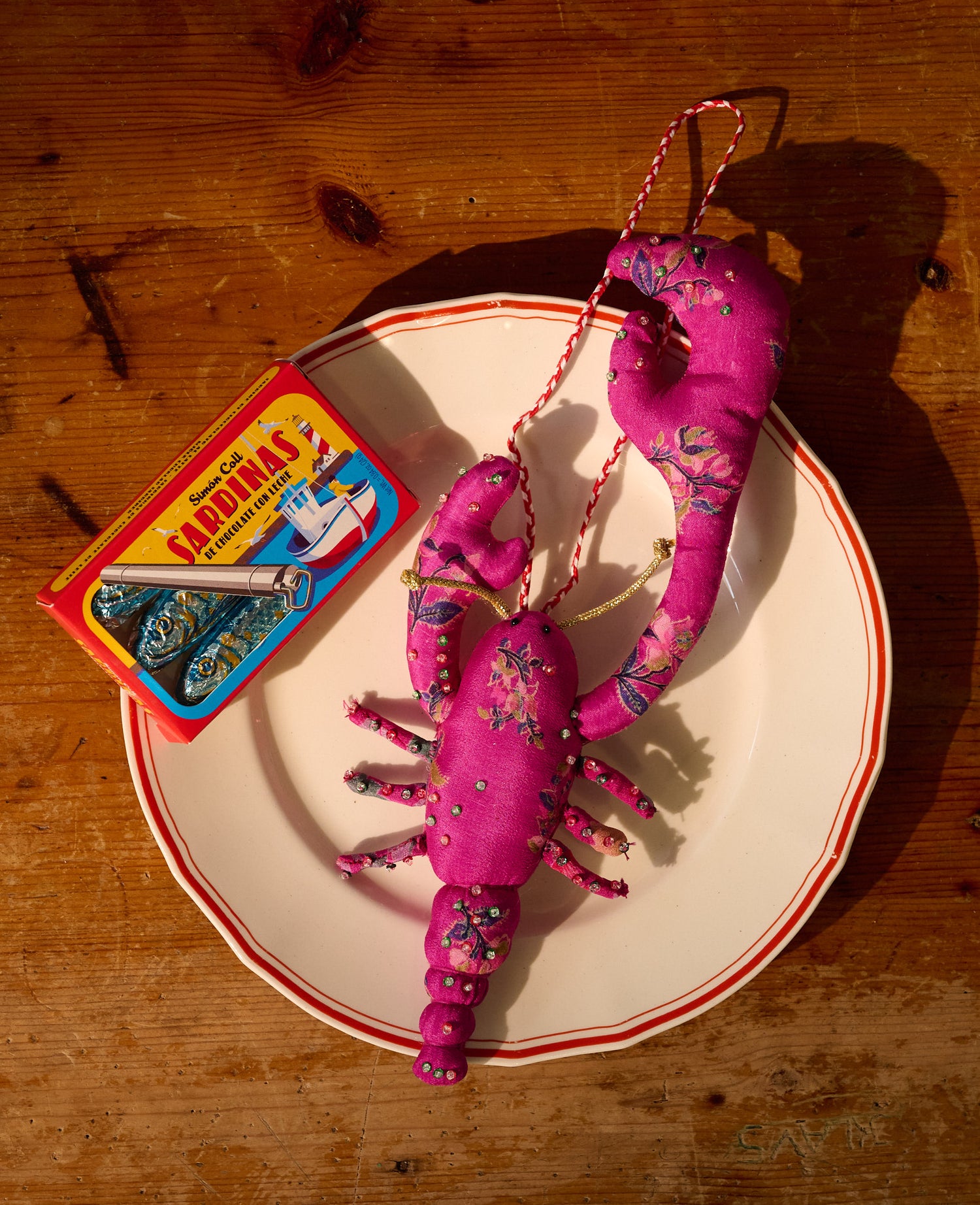 Lobster SILK Ornament - No. 7