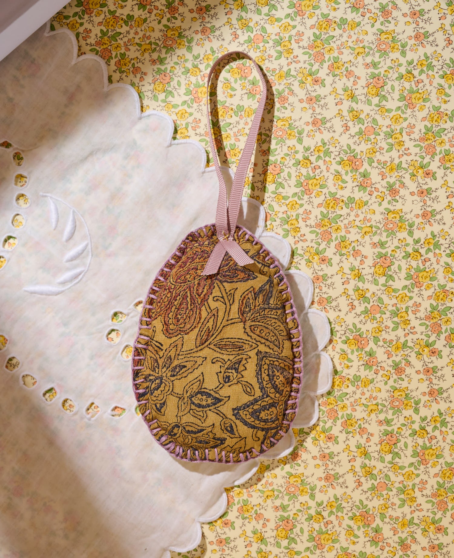 Mary SILK Ornament - No. 7