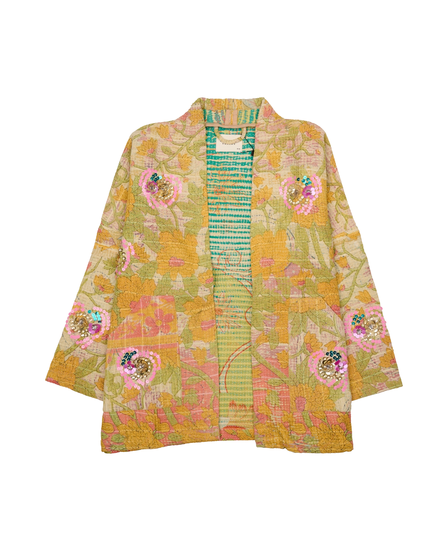 Tyler Sequins Jacket - Flowers No. 114