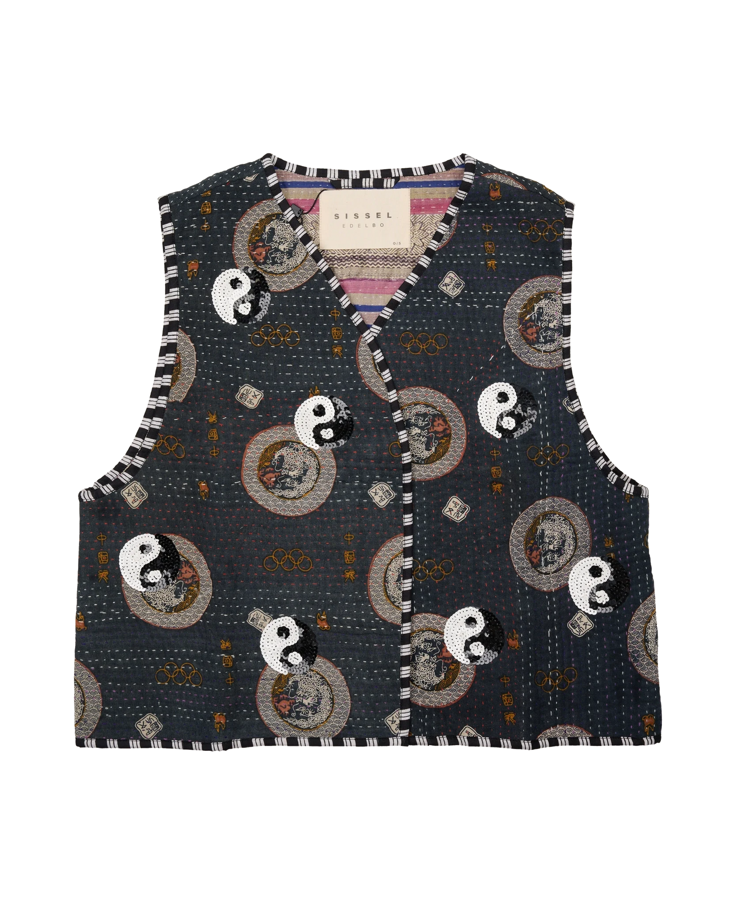 Gro Sequins Vest - Yin & Yang No. 170