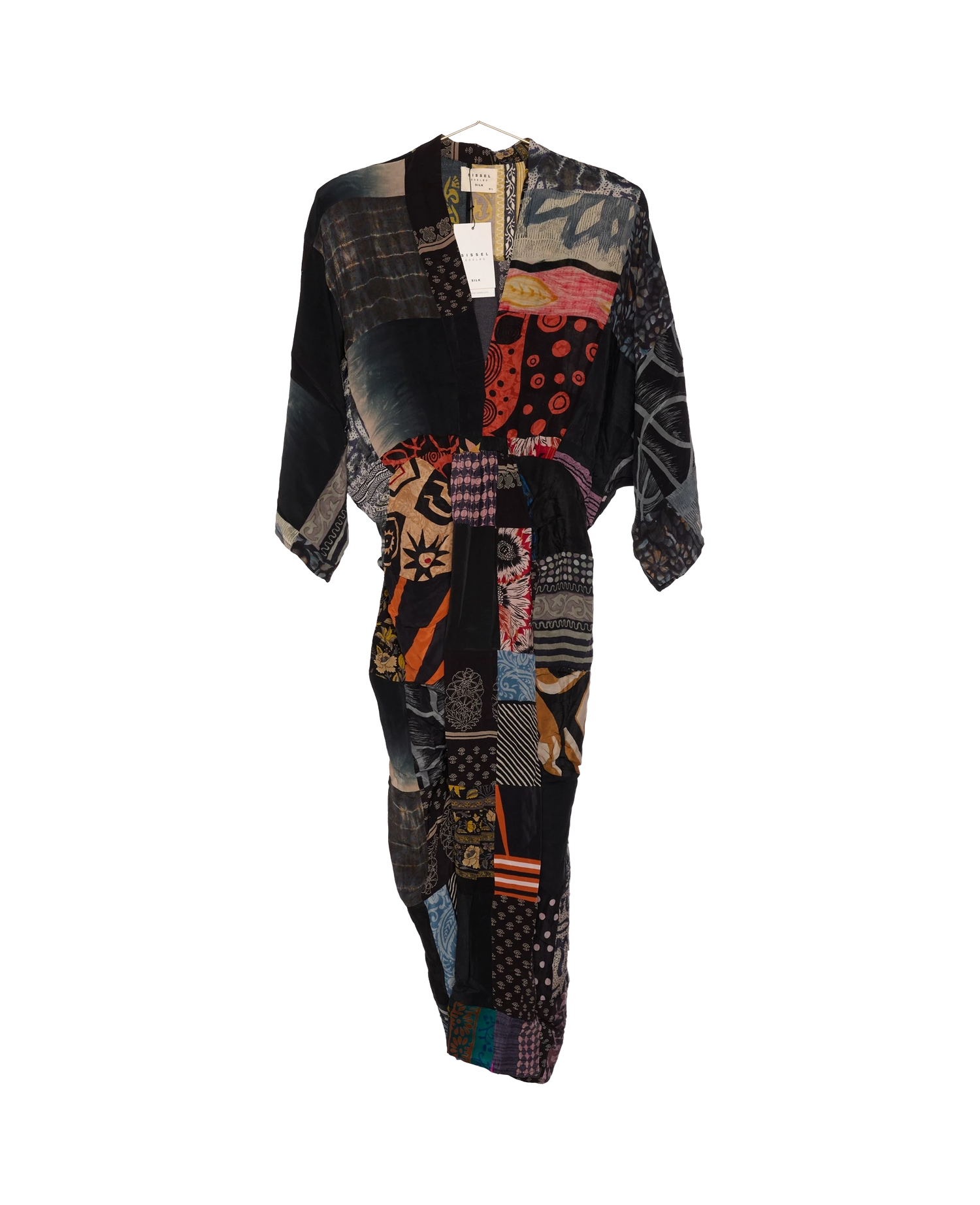 Juno SILK Patchwork Dress - No. 104