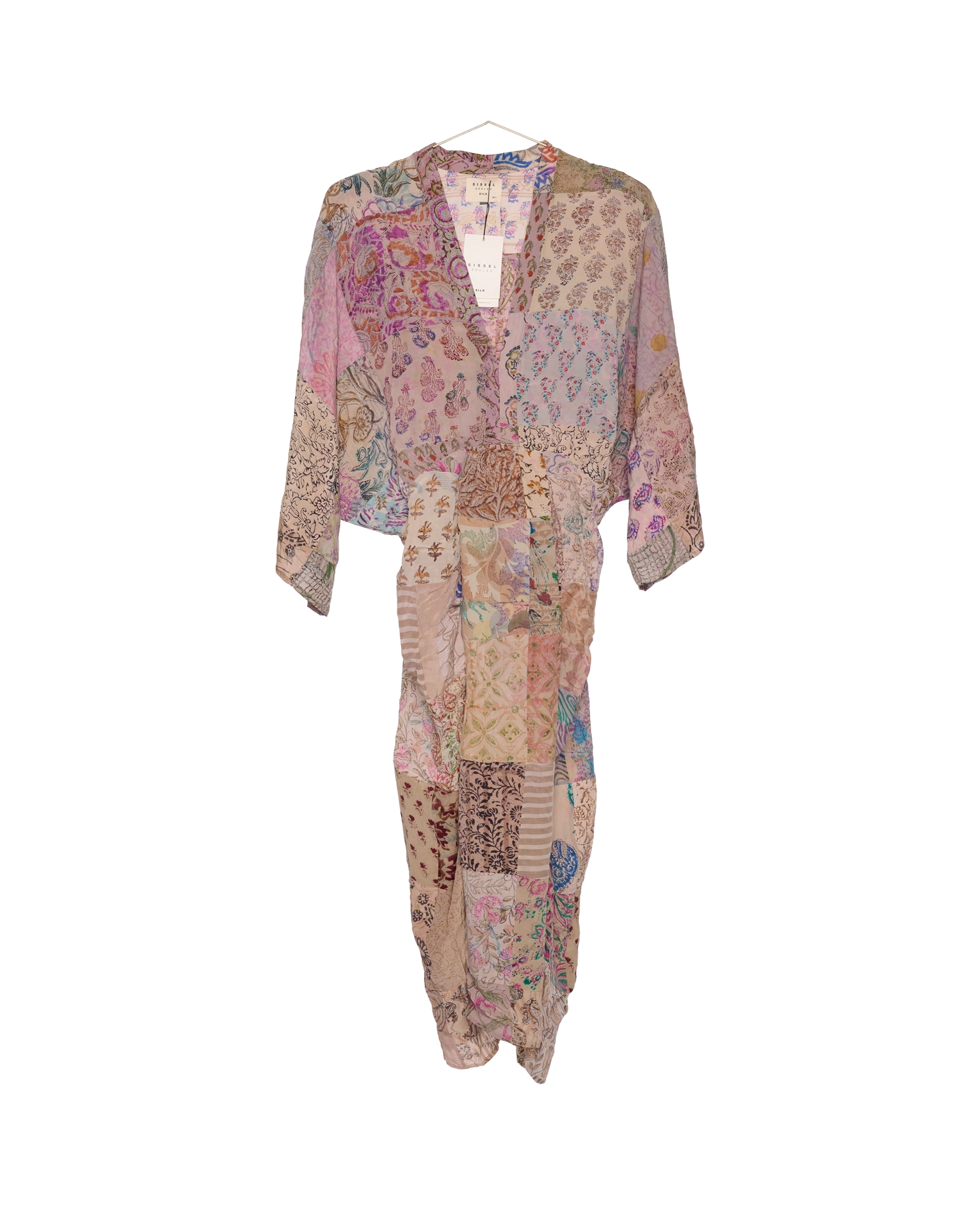 Juno SILK Patchwork Dress - No. 110