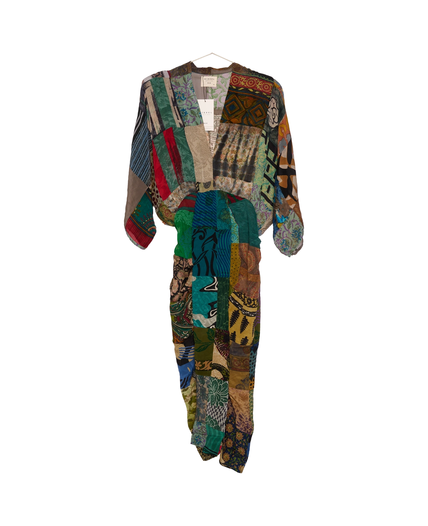 Juno SILK Patchwork Dress - No. 131