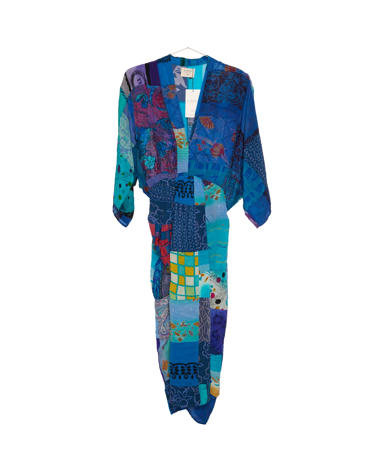 Juno SILK Patchwork Dress - No. 146