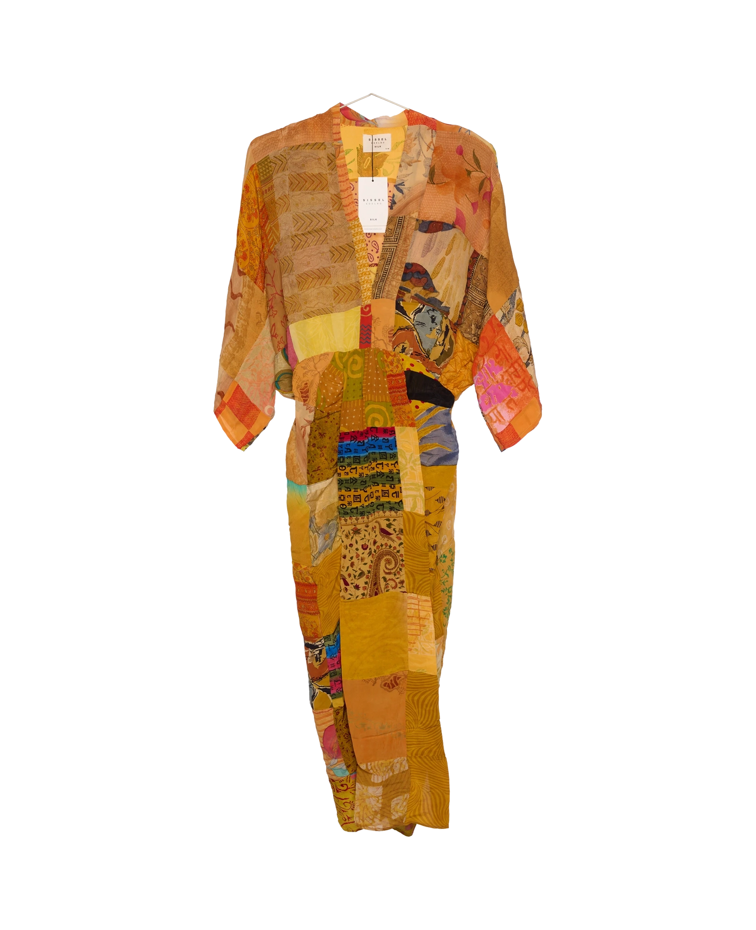 Juno SILK Patchwork Dress - No. 162