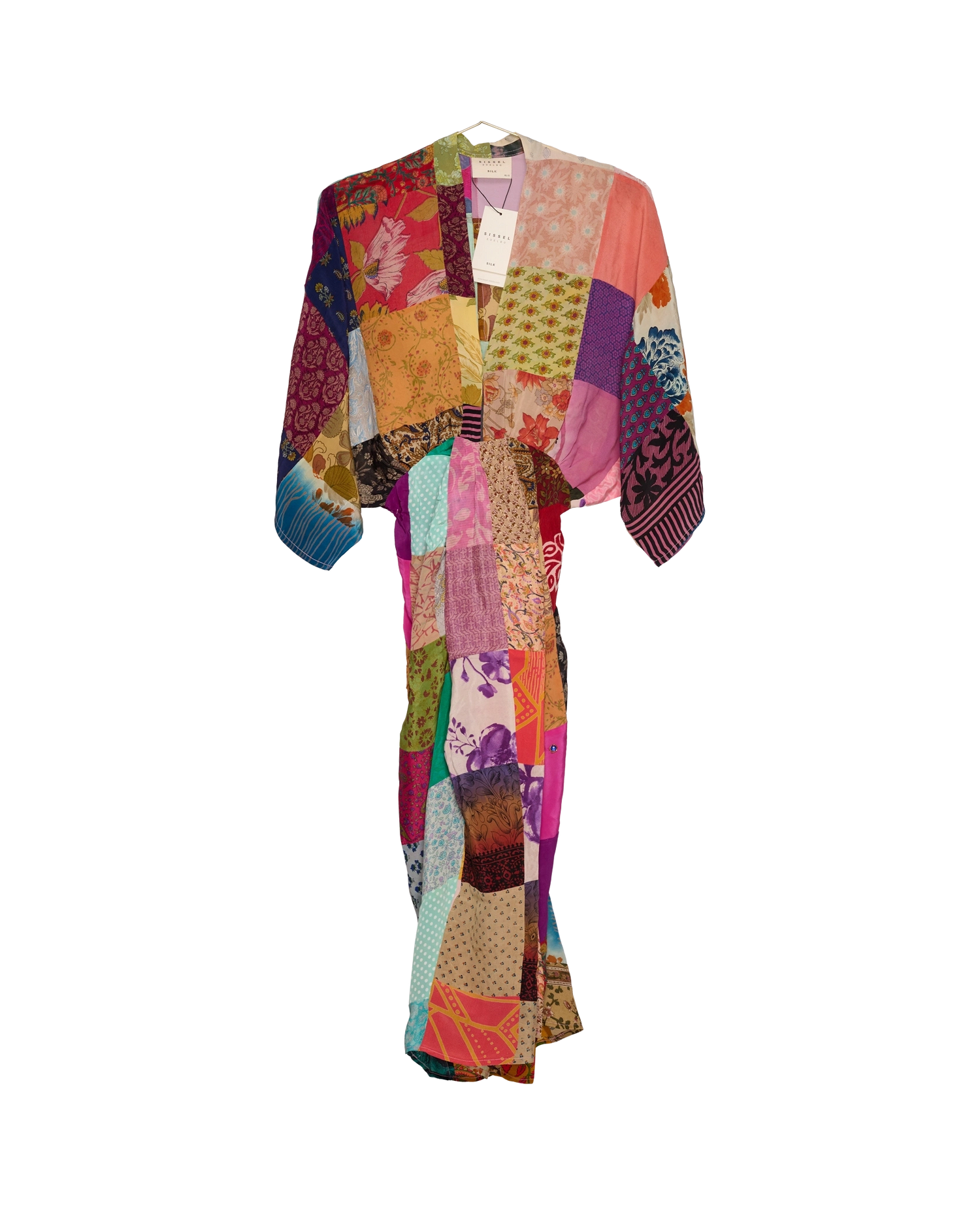 Juno SILK Patchwork Dress - No. 186