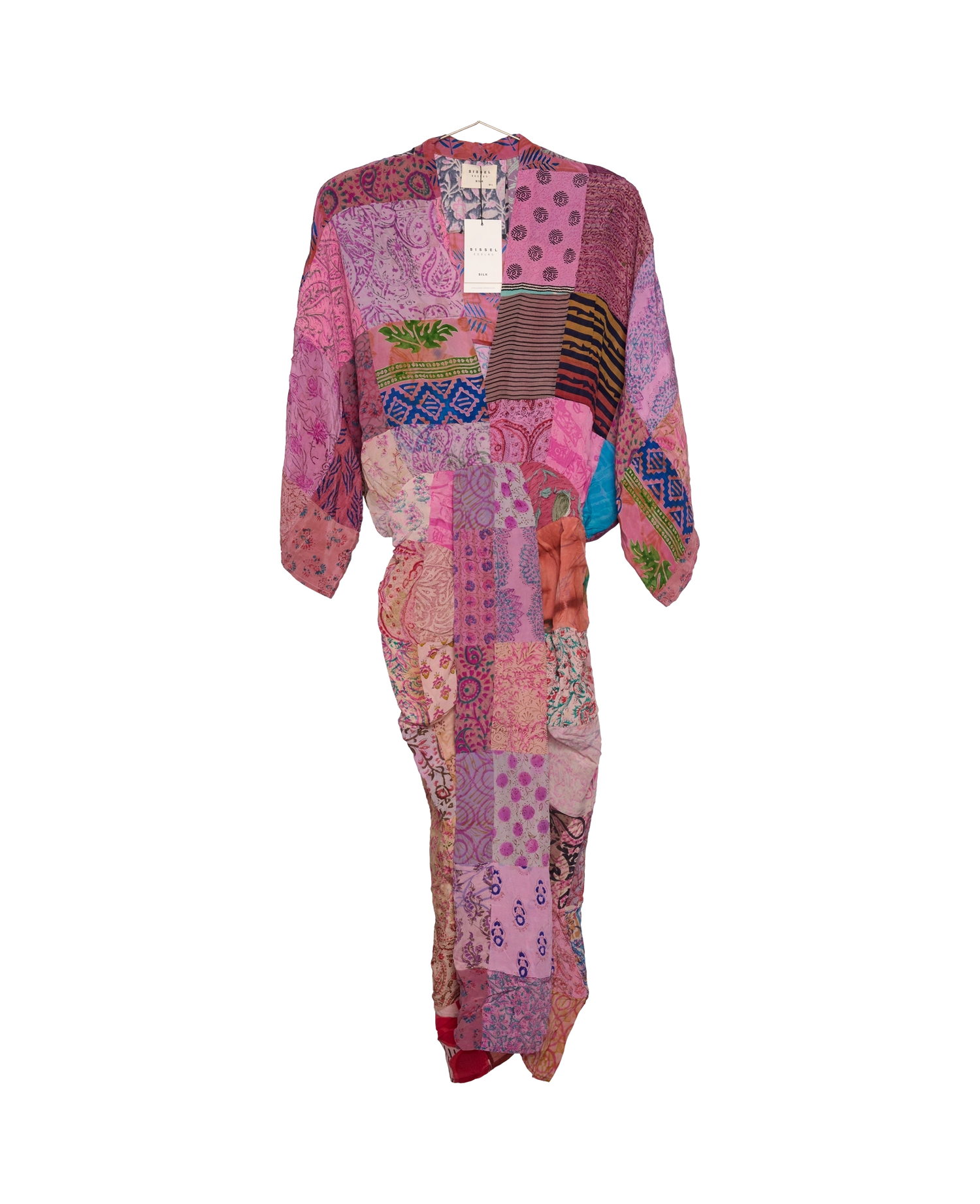 Juno SILK Patchwork Dress - No. 63