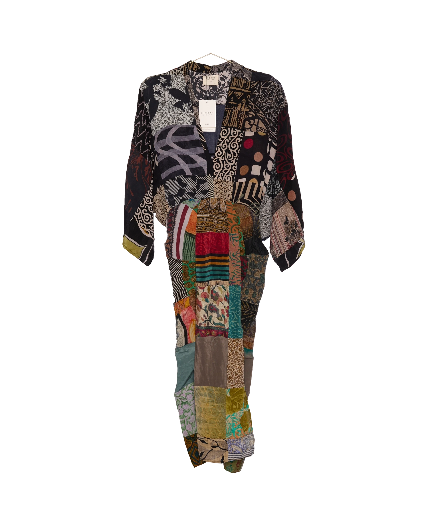 Juno SILK Patchwork Dress - No. 82