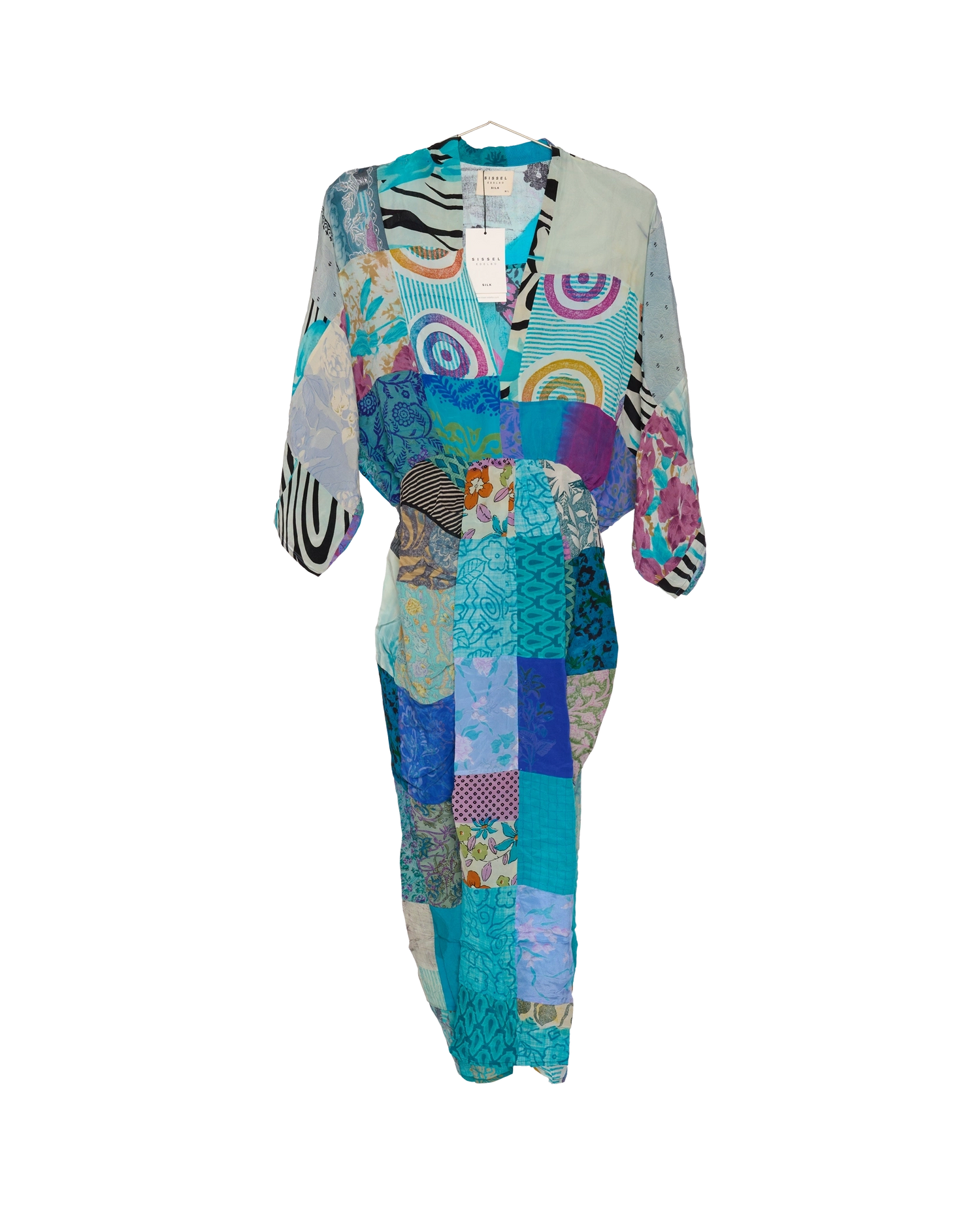Juno SILK Patchwork Dress - No. 86