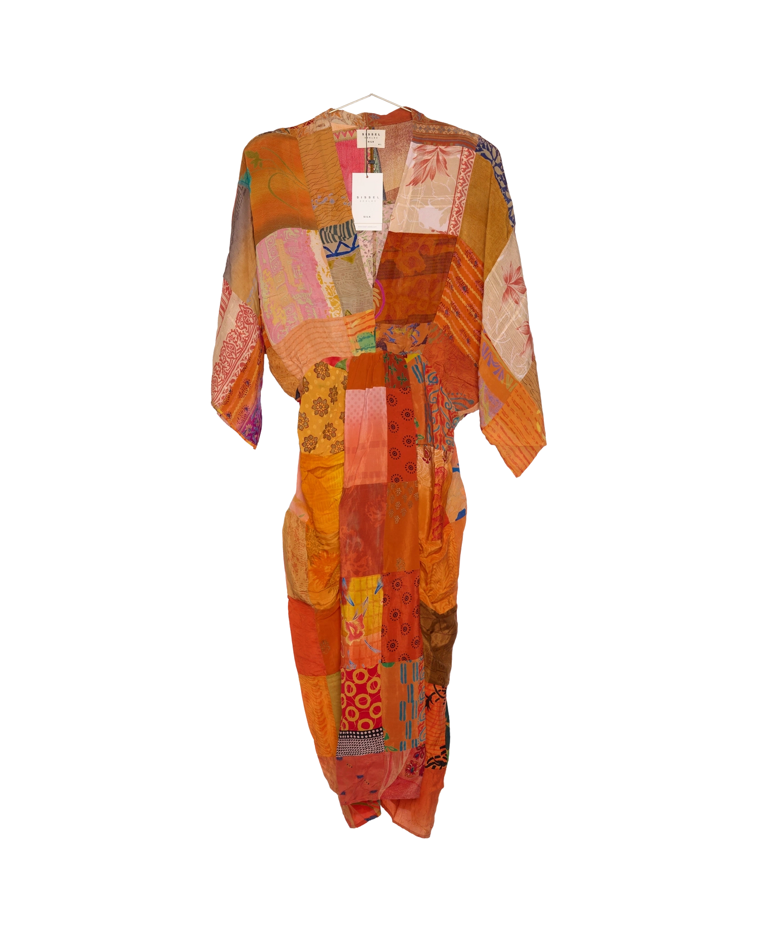 Juno SILK Patchwork Dress - No. 87