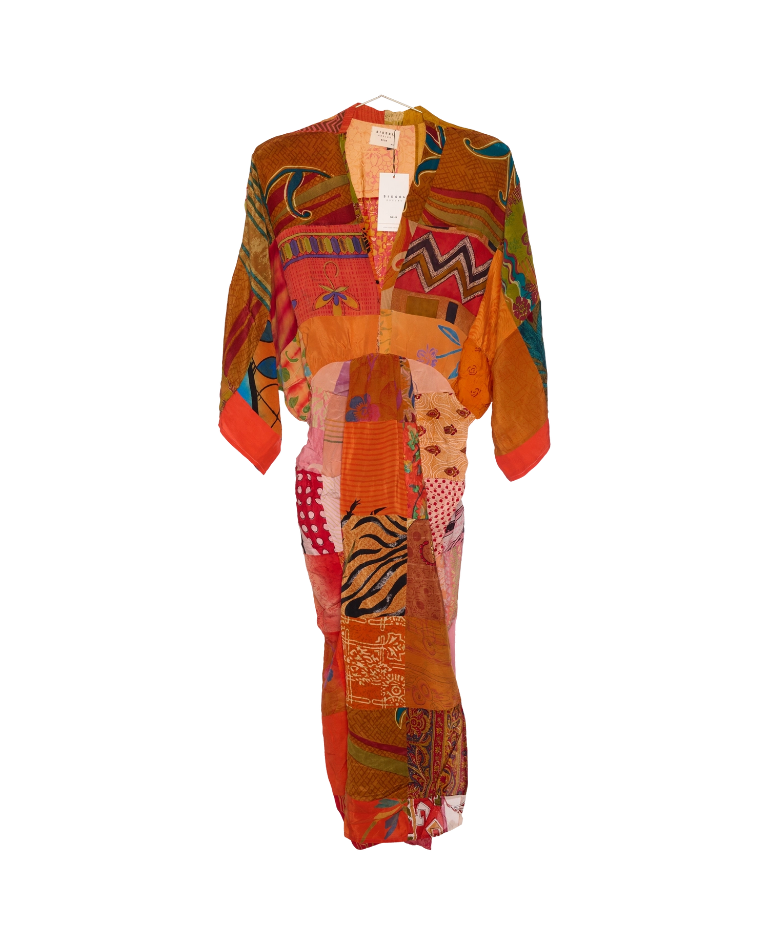 Juno SILK Patchwork Dress - No. 90