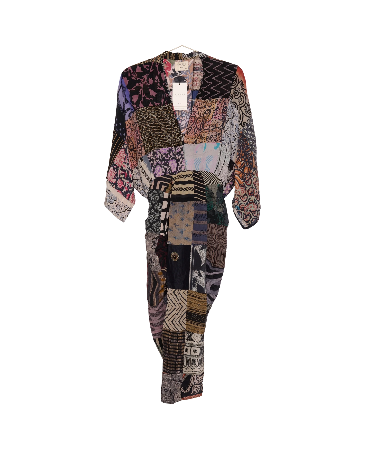 Juno SILK Patchwork Dress - No. 99