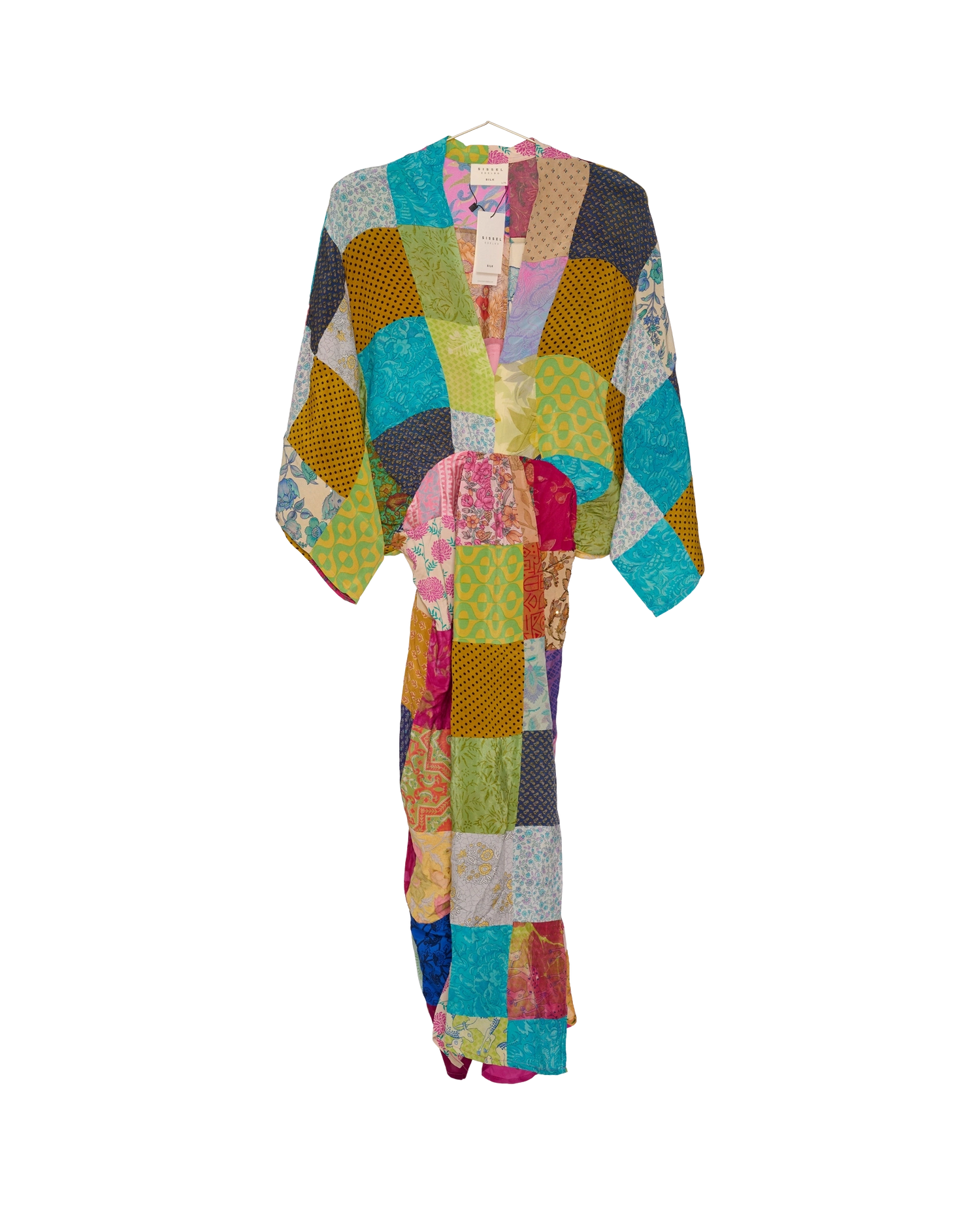 Juno SILK Patchwork Dress - No. 205