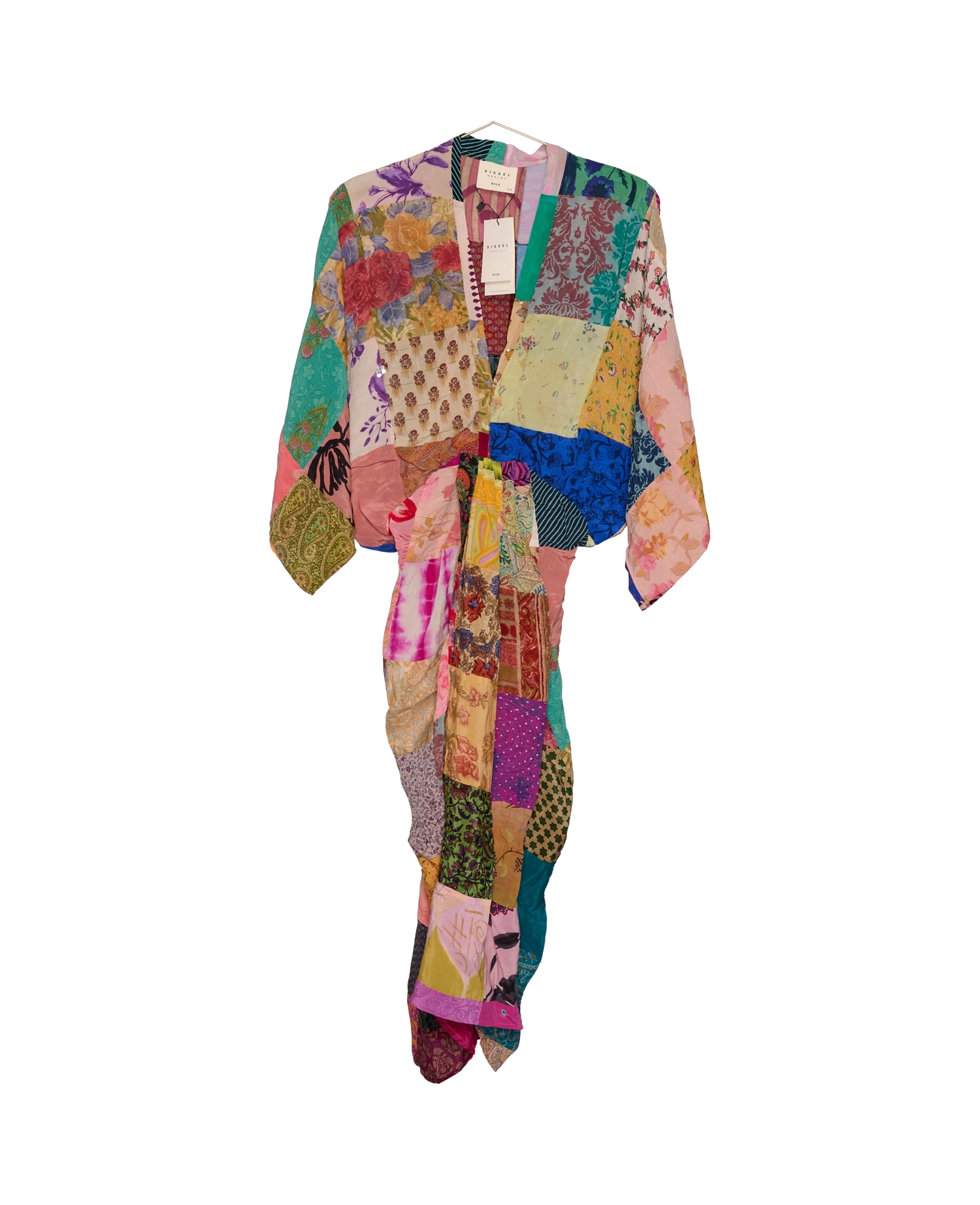 Juno SILK Patchwork Dress - No. 343
