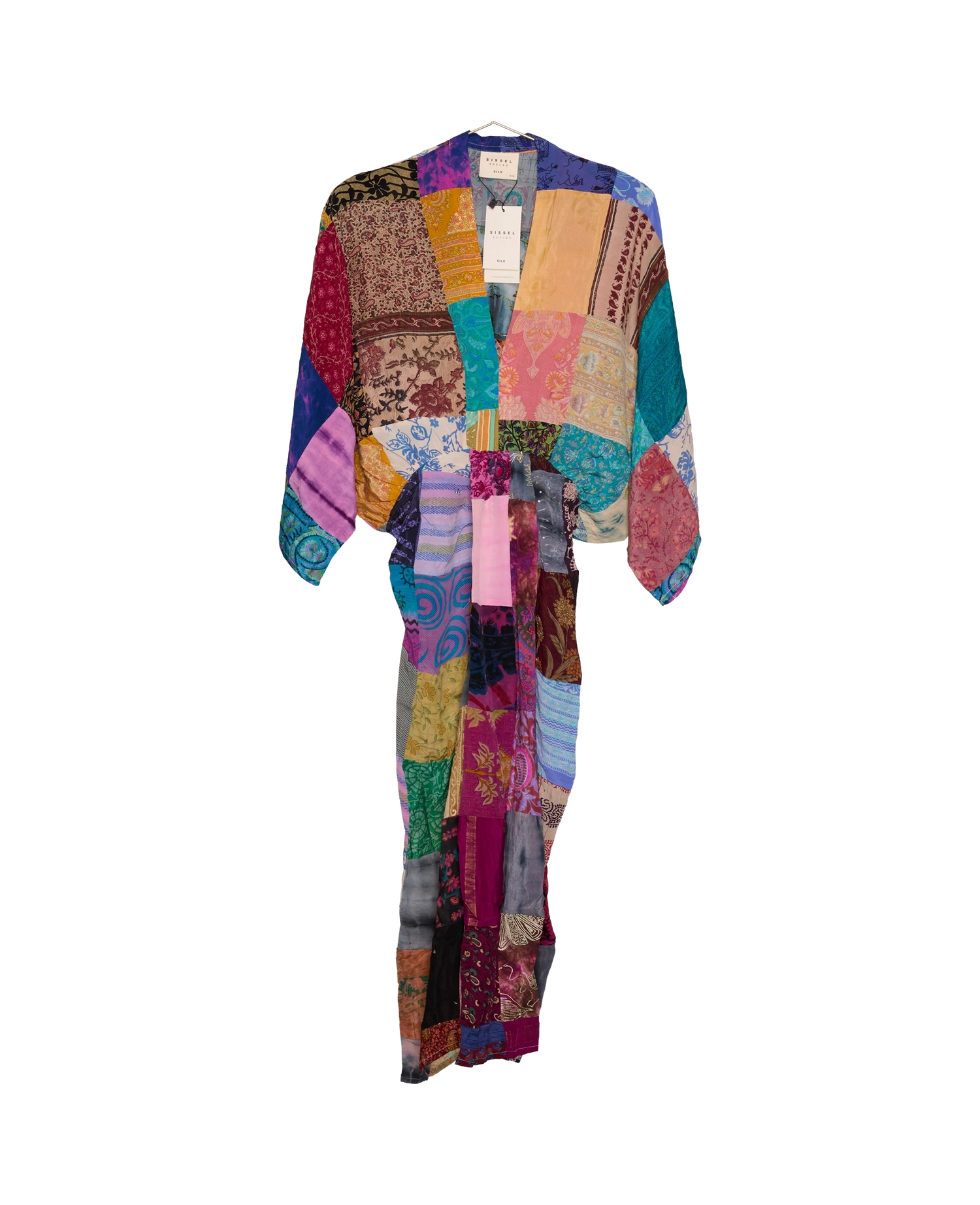 Juno SILK Patchwork Dress - No. 349