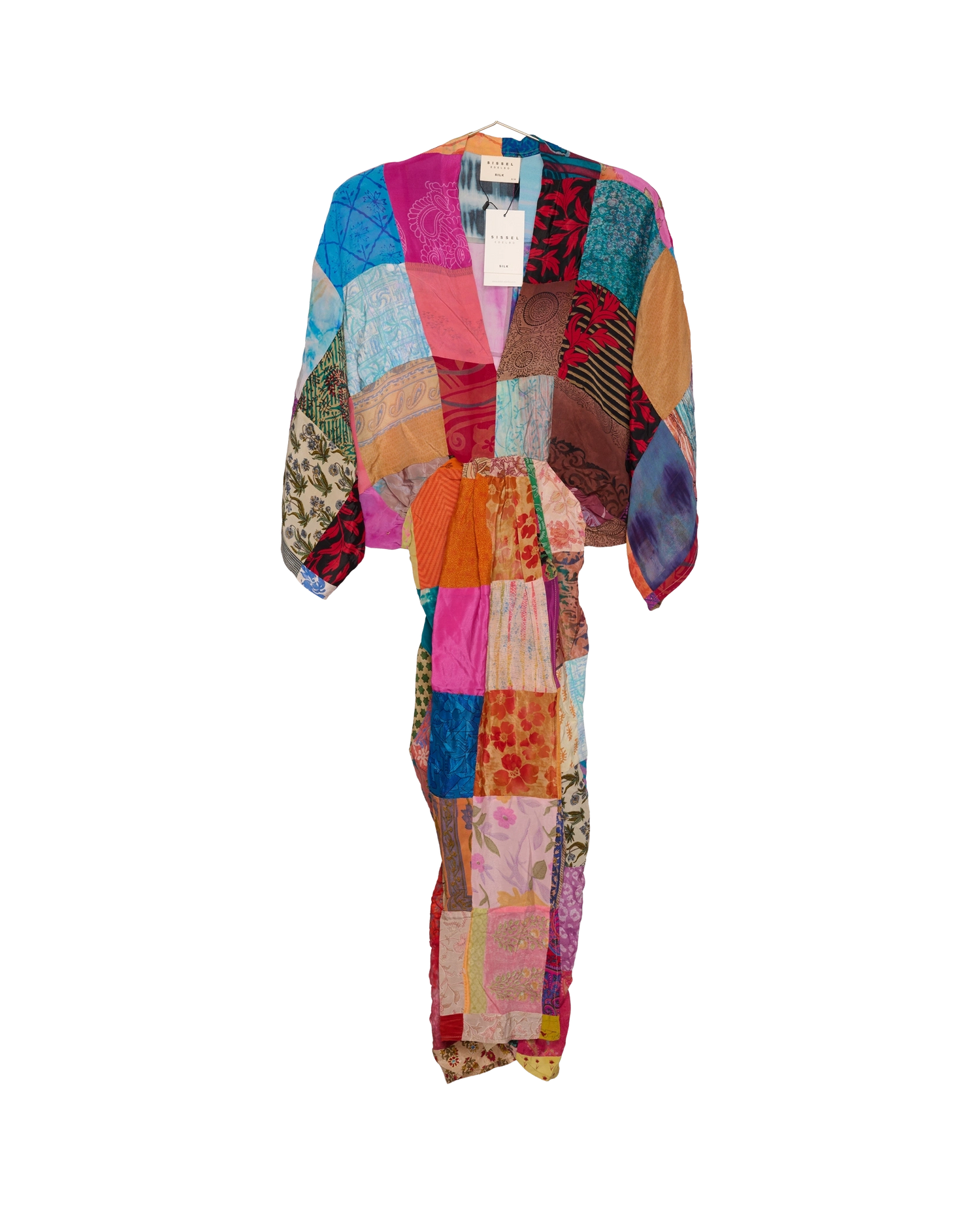 Juno SILK Patchwork Dress - No. 354