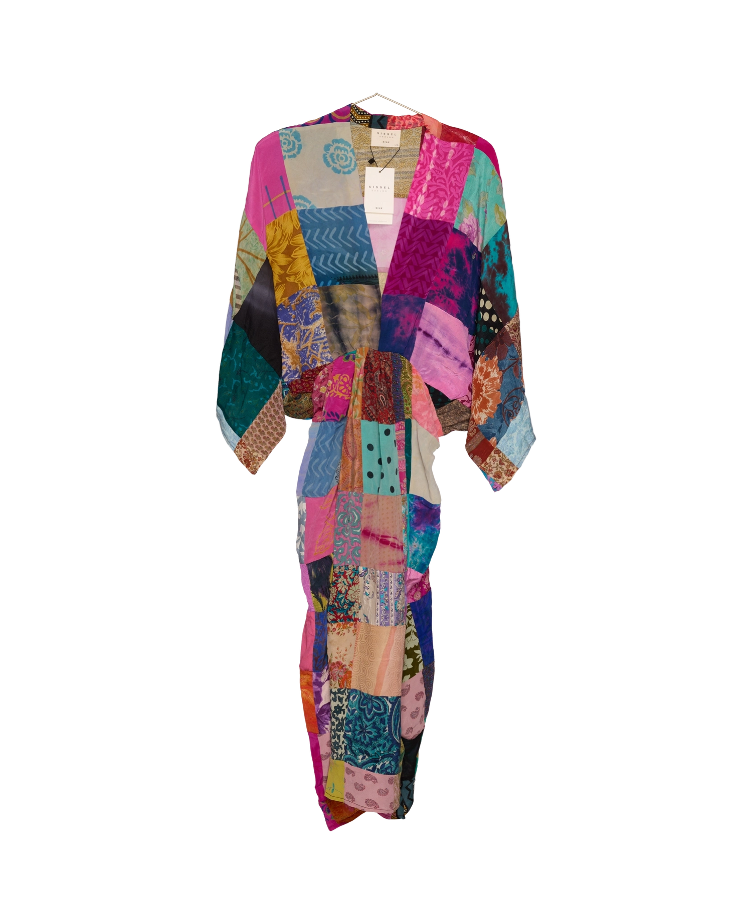 Juno SILK Patchwork Dress - No. 374