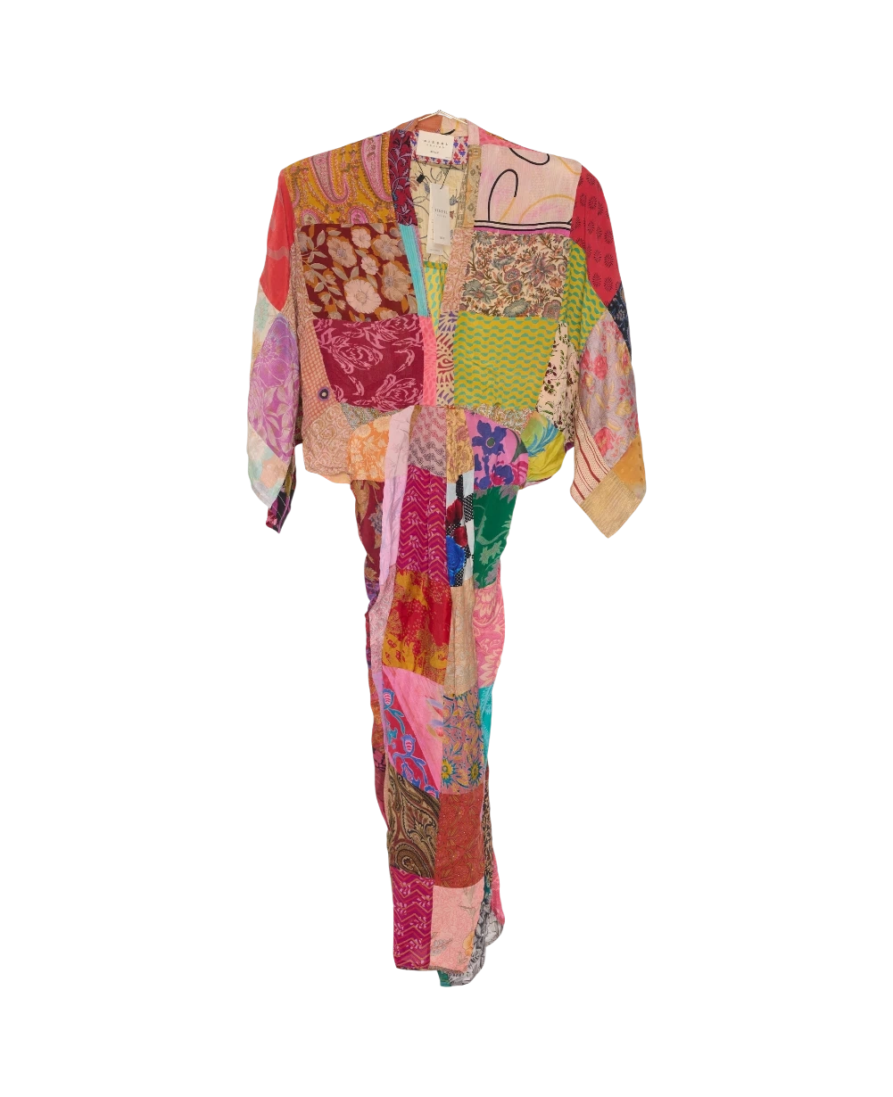 Juno SILK Patchwork Dress - No. 539