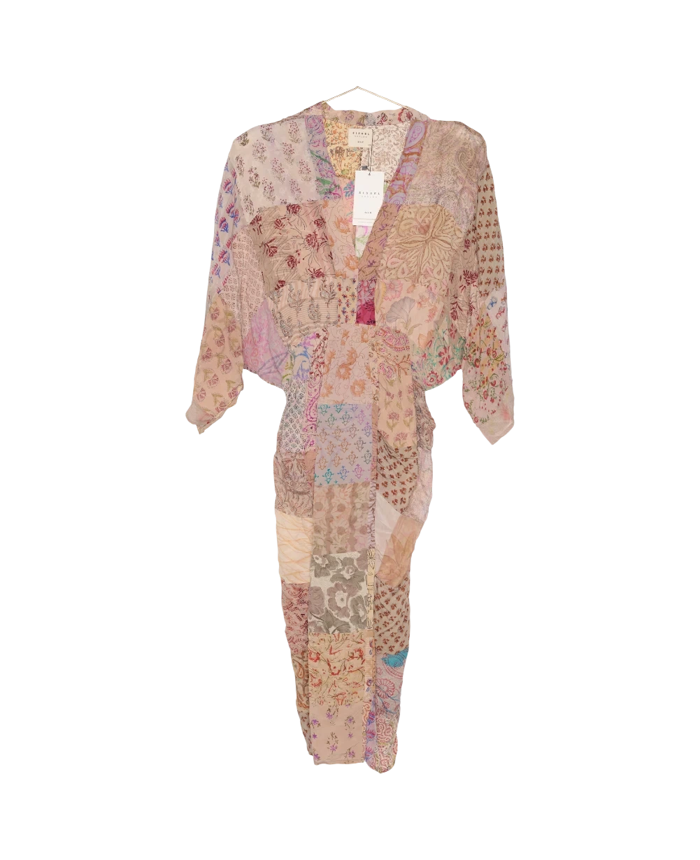 Juno SILK Patchwork Dress - No. 542