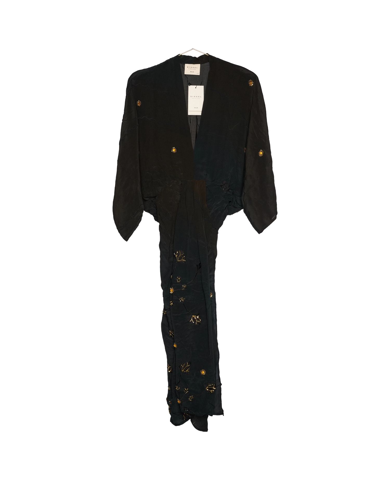 Juno SILK Dress Sparkling Black - No. 127