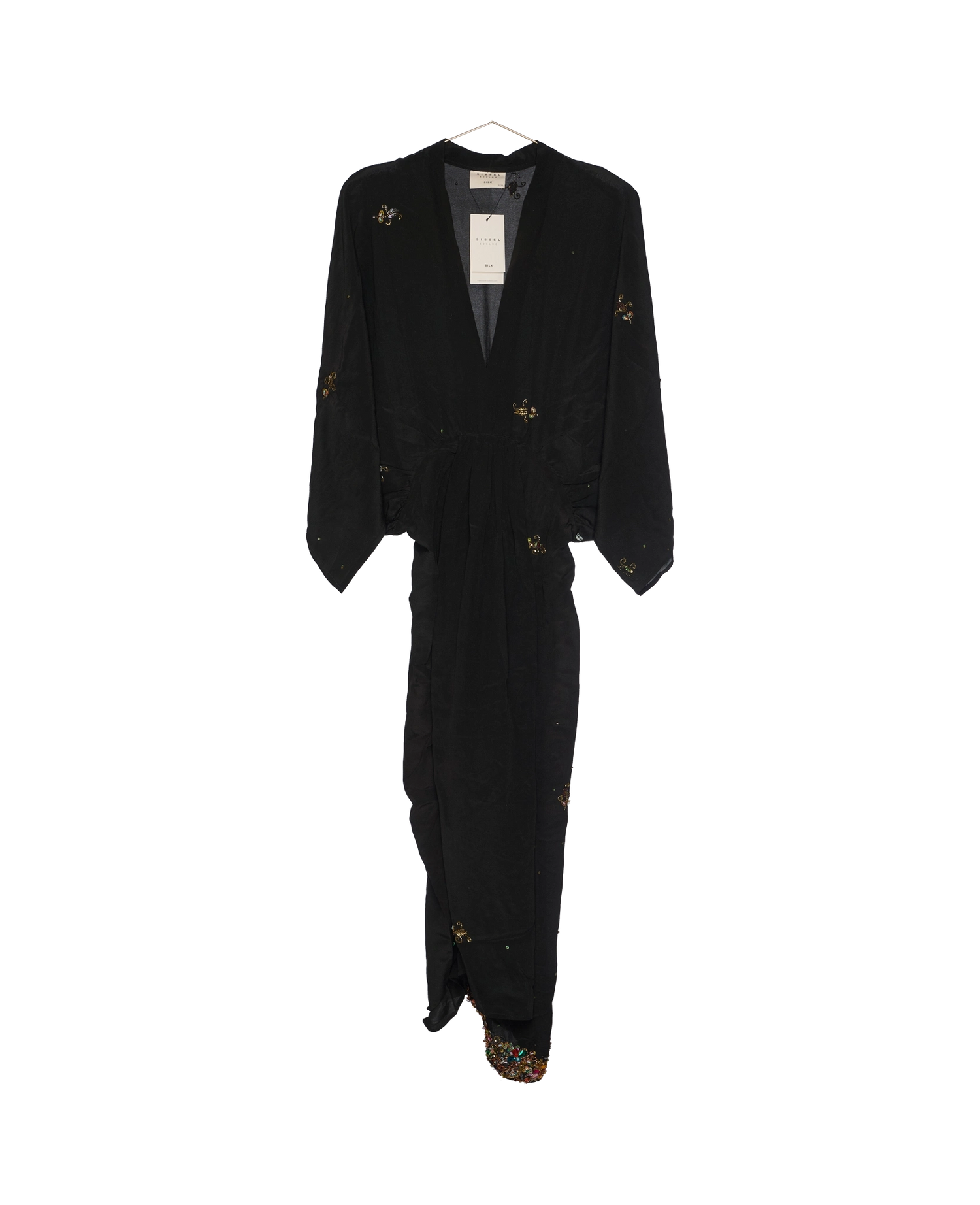 Juno SILK Dress Sparkling Black - No. 151