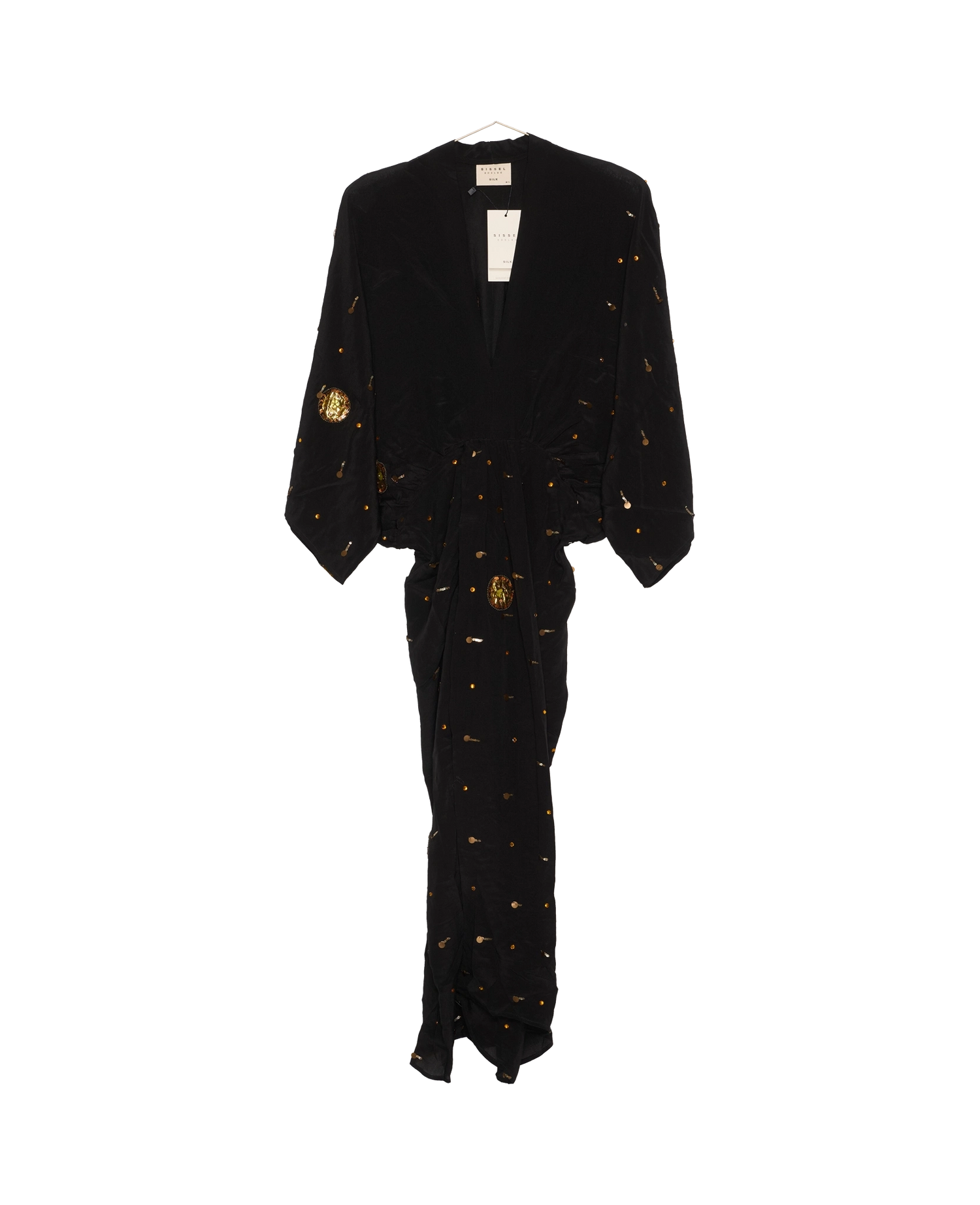 Juno SILK Dress Sparkling Black - No. 179