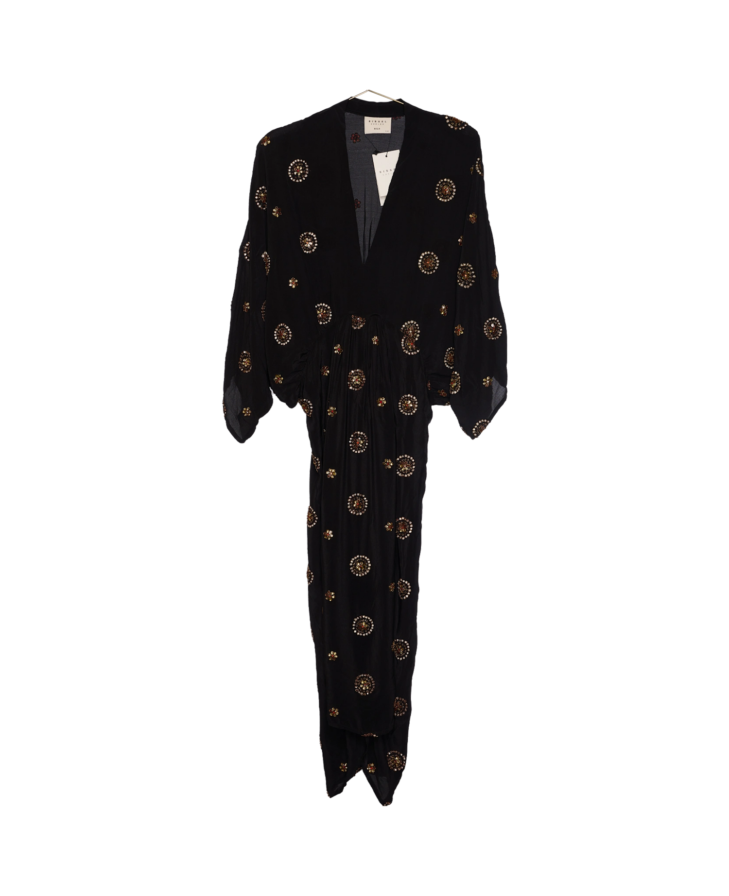 Juno SILK Dress Sparkling Black - No. 181