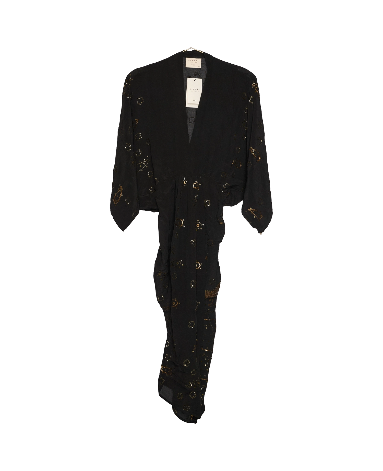 Juno SILK Dress Sparkling Black - No. 38