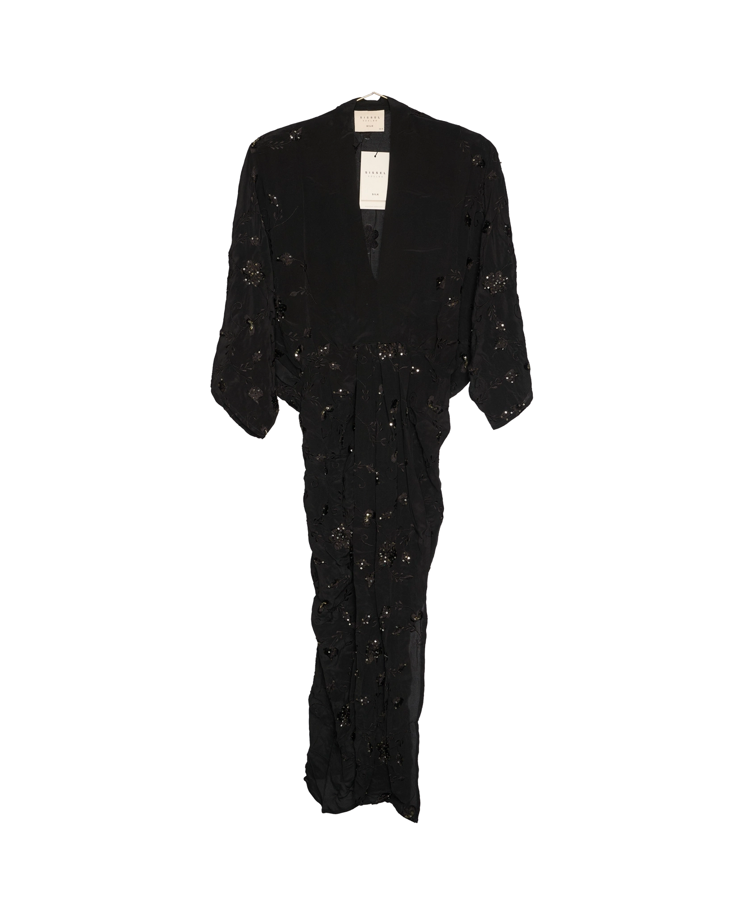 Juno SILK Dress Sparkling Black - No. 39