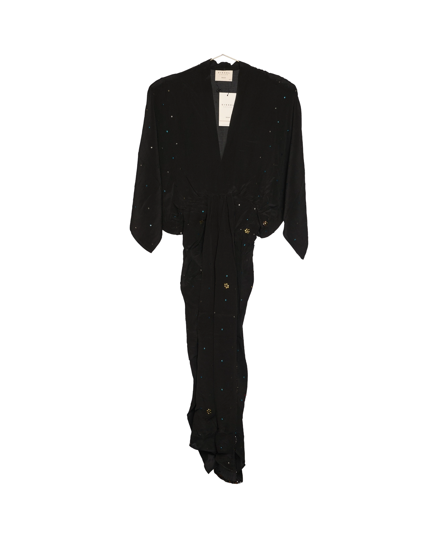 Juno SILK Dress Sparkling Black - No. 41