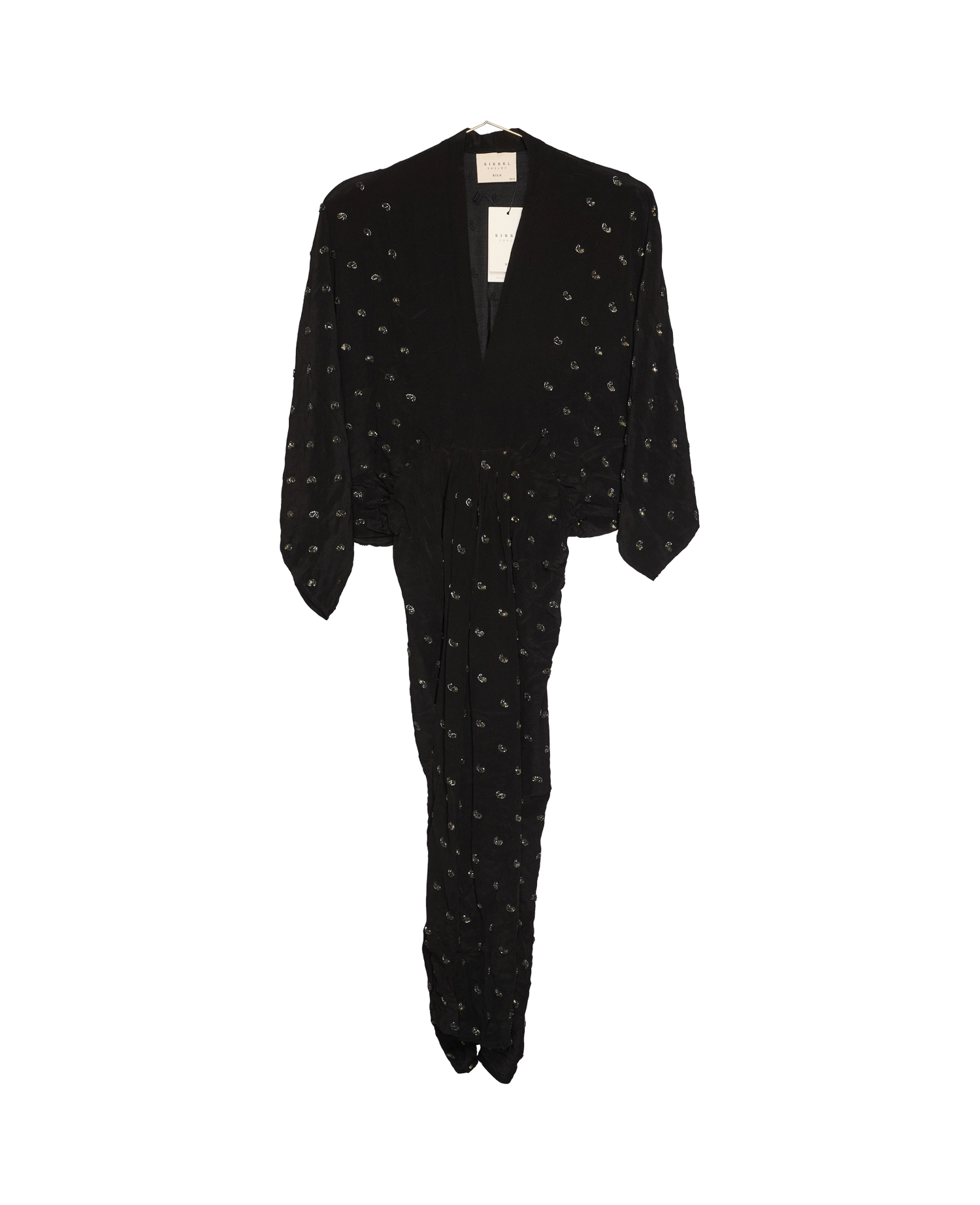 Juno SILK Dress Sparkling Black - No. 42