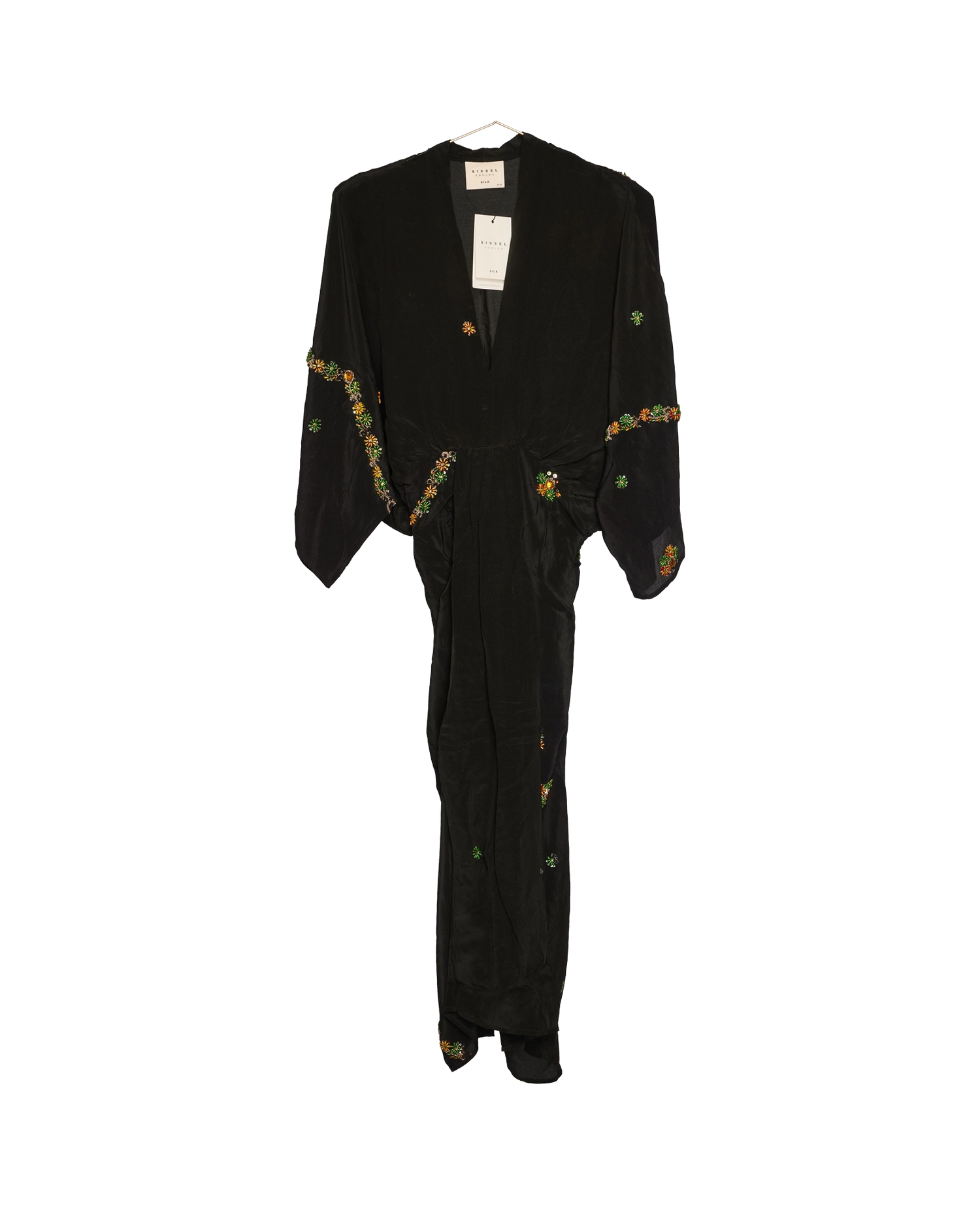 Juno SILK Dress Sparkling Black - No. 80