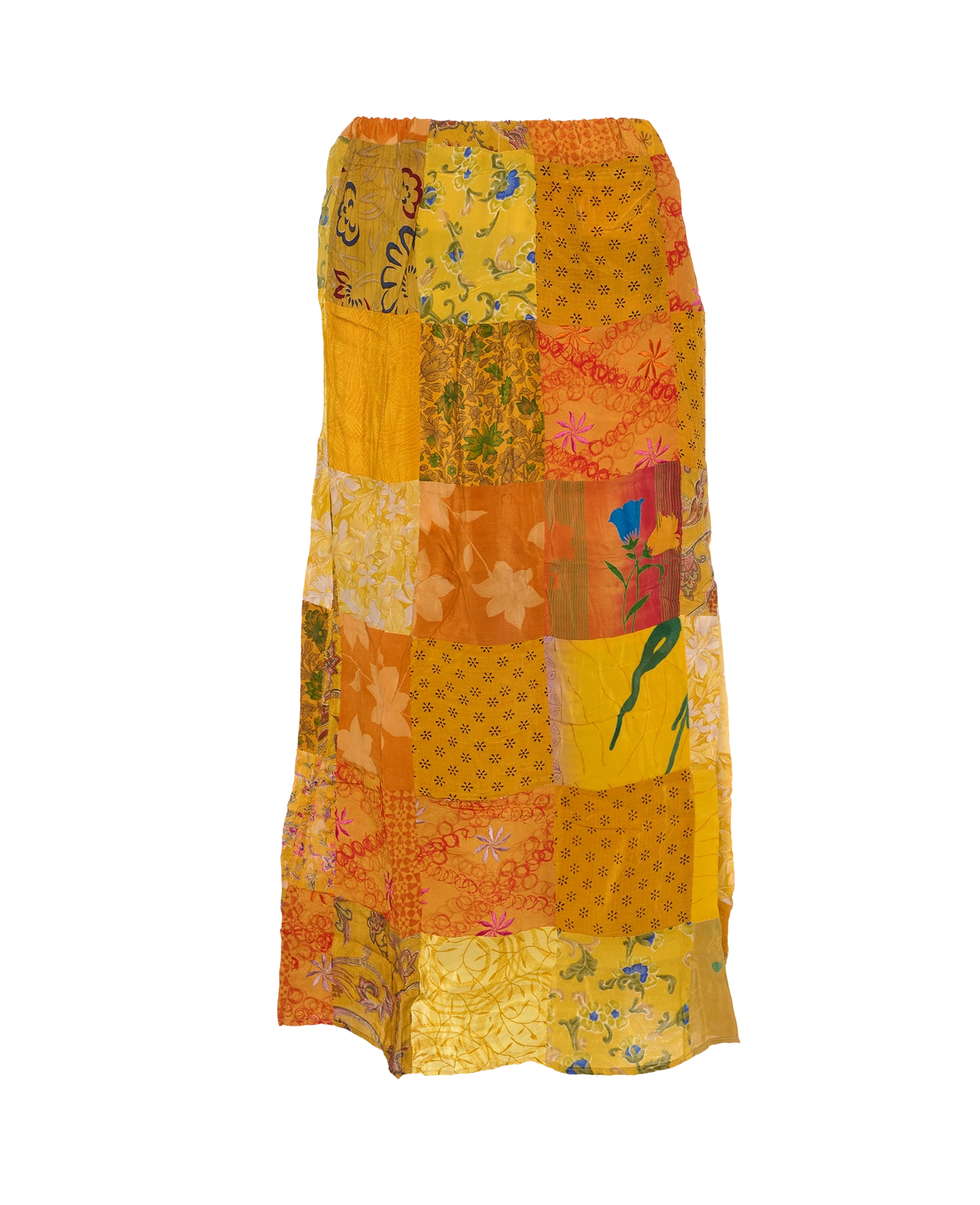 Maddie SILK Patchwork Skirt - No. 101