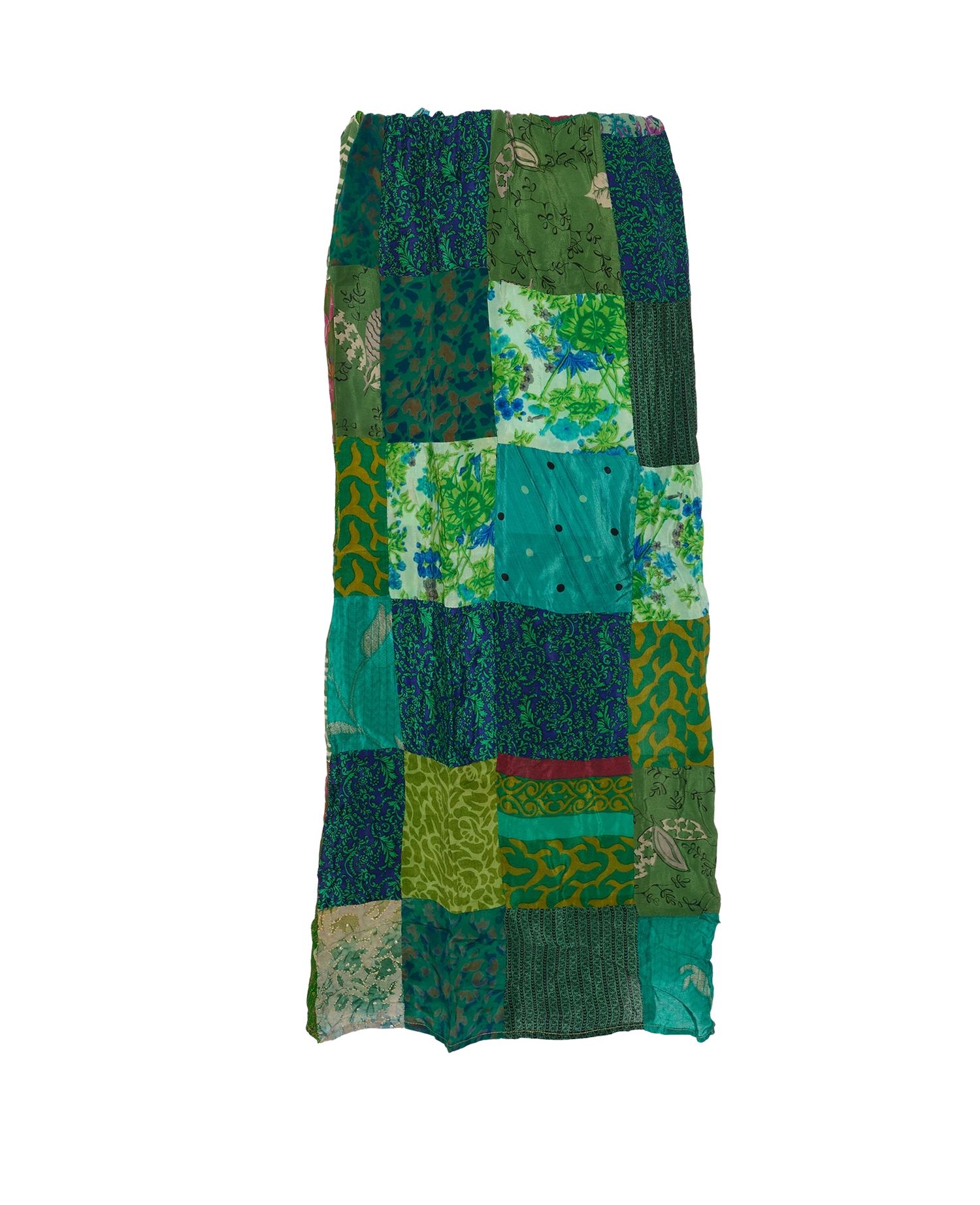 Maddie SILK Patchwork Skirt - No. 103