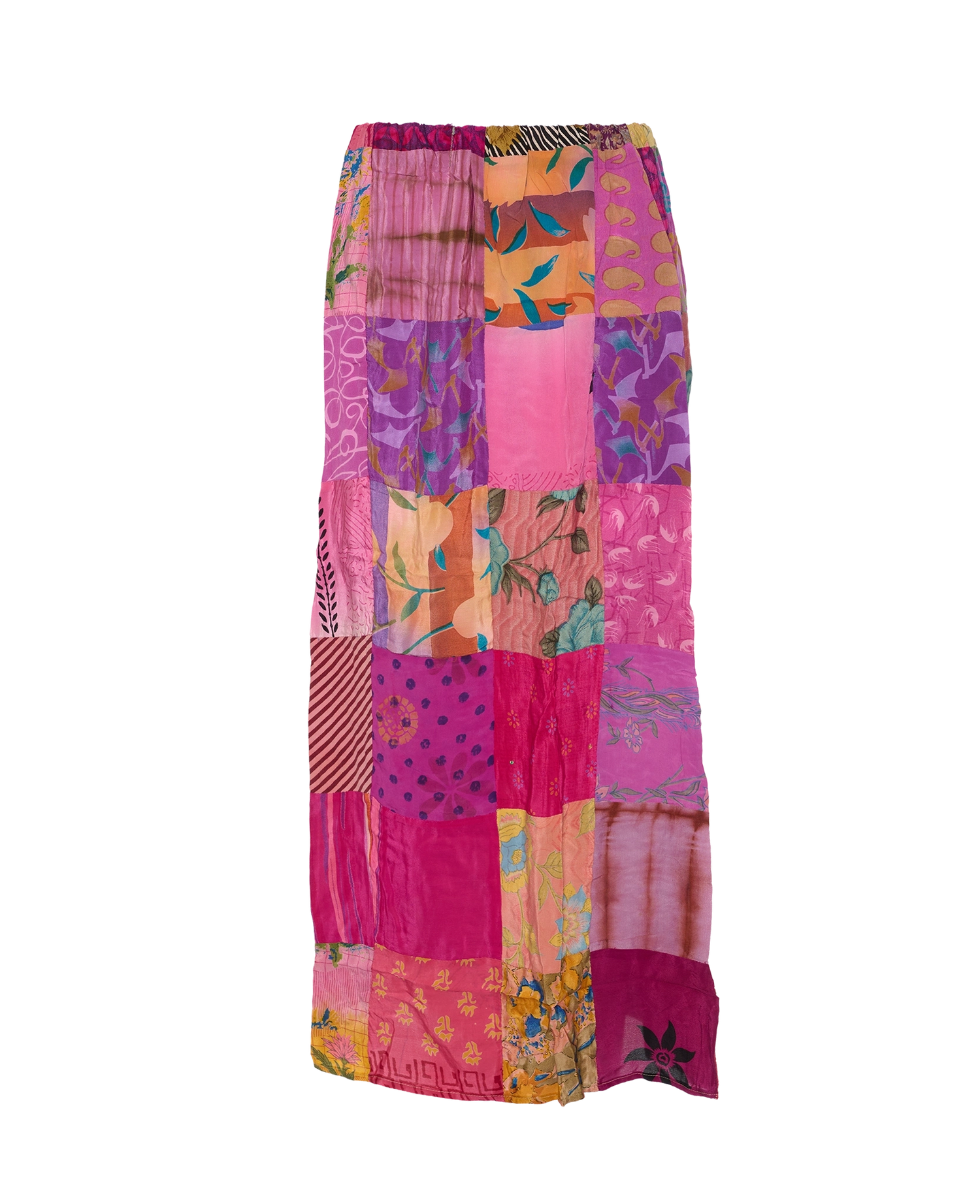 Maddie SILK Patchwork Skirt - No. 125