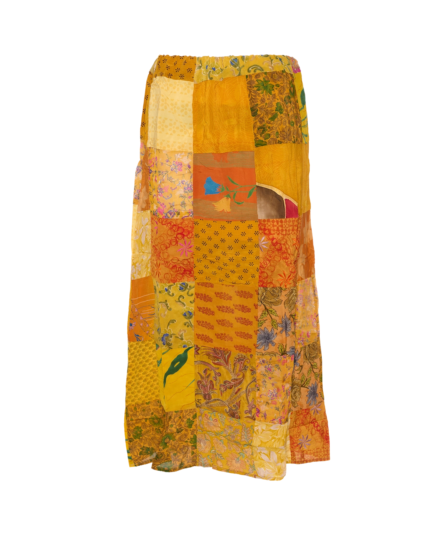 Maddie SILK Patchwork Skirt - No. 127