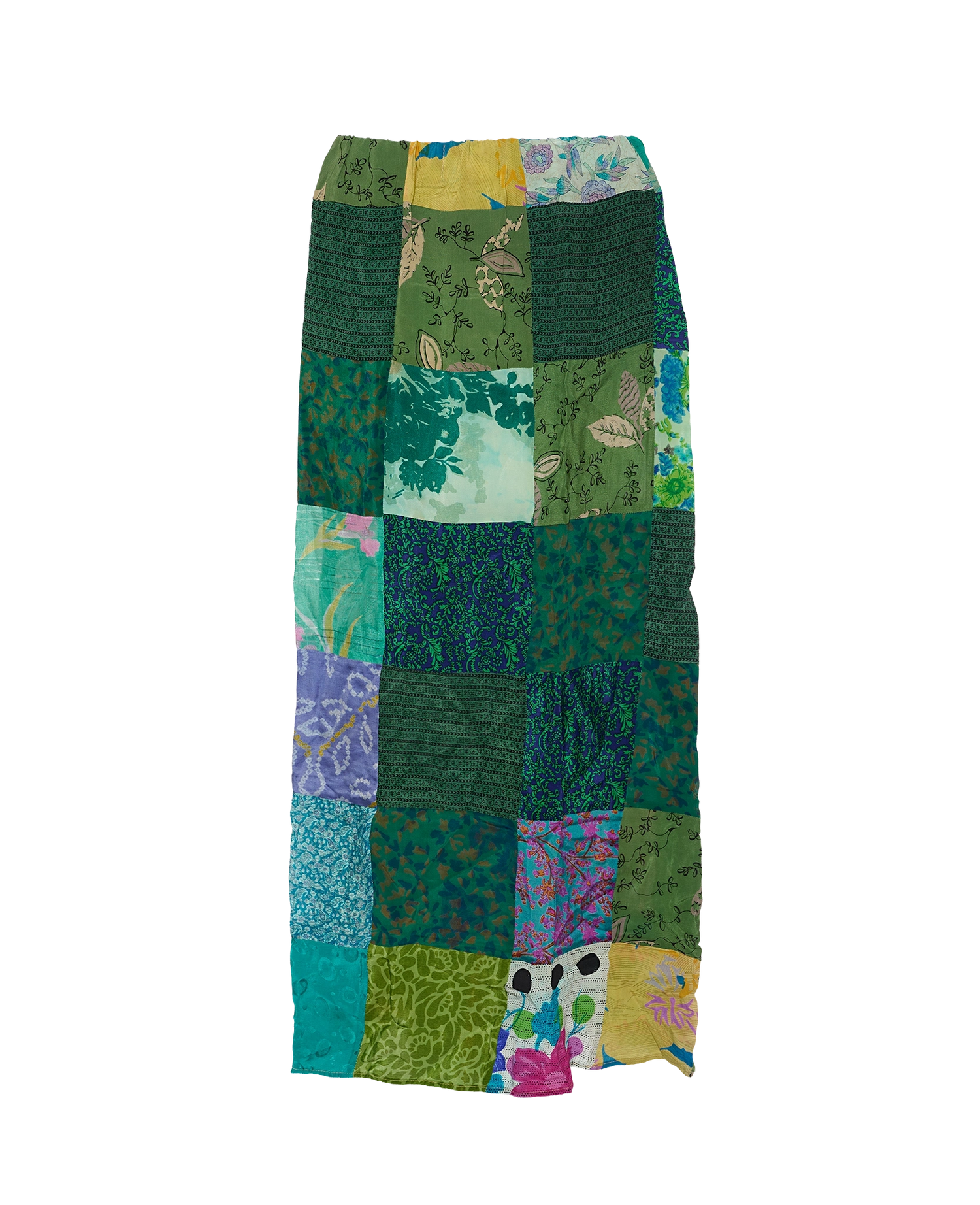 Maddie SILK Patchwork Skirt - No. 137