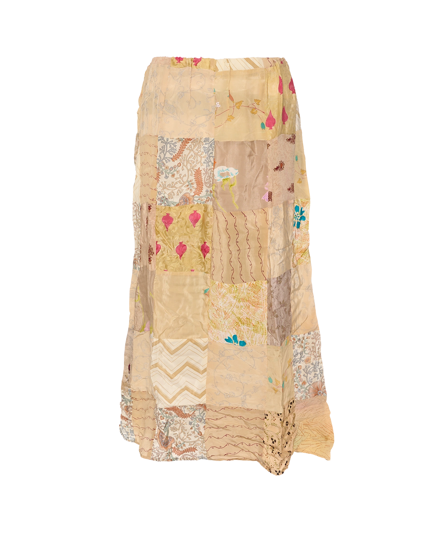 Maddie SILK Patchwork Skirt - No. 138