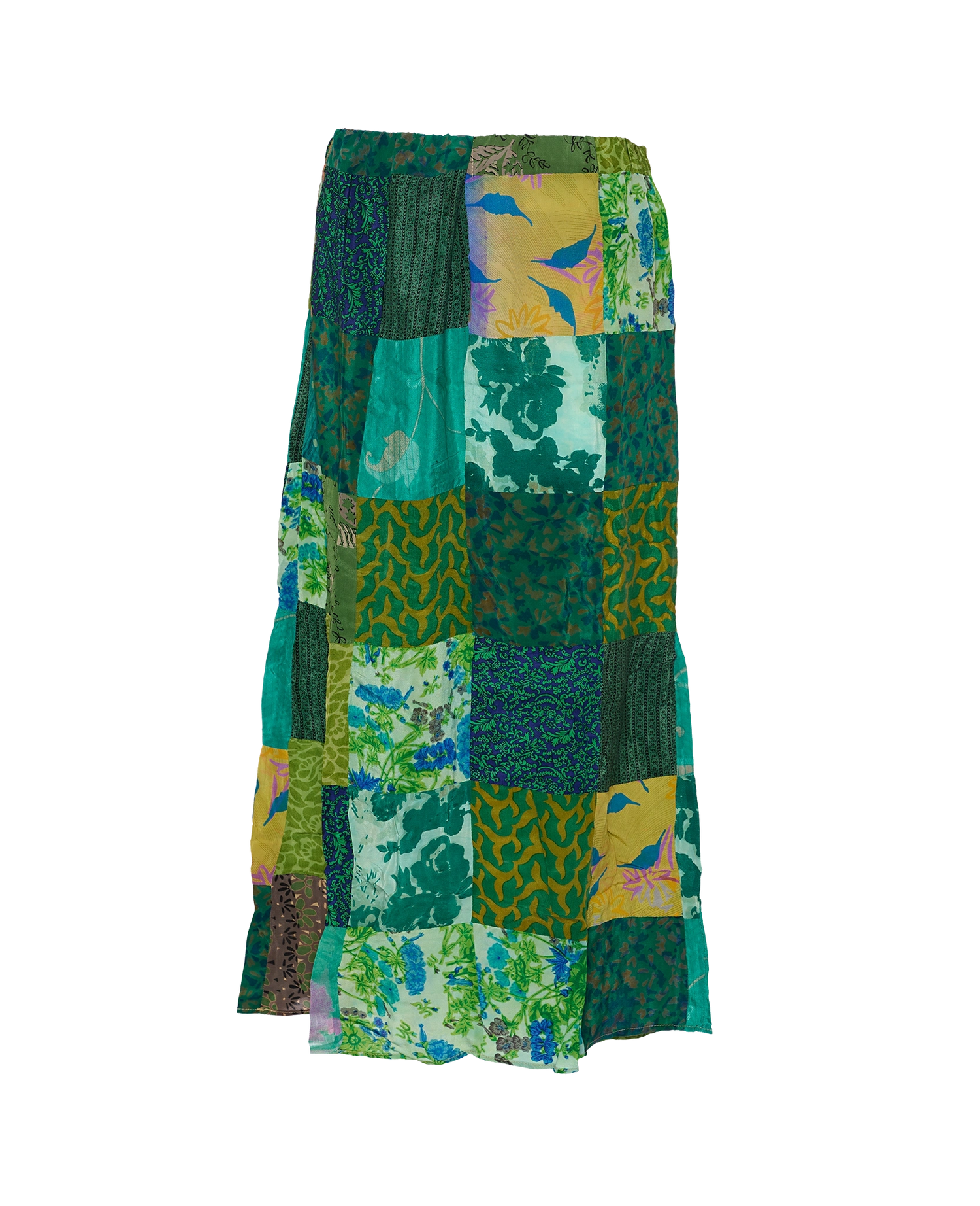 Maddie SILK Patchwork Skirt - No. 152