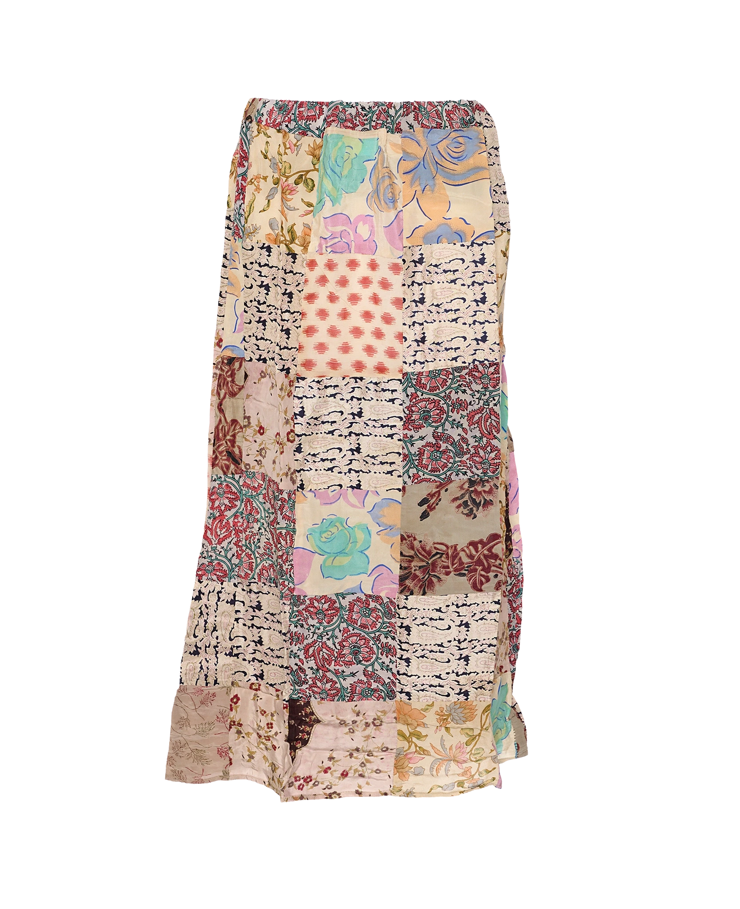Maddie SILK Patchwork Skirt - No. 159