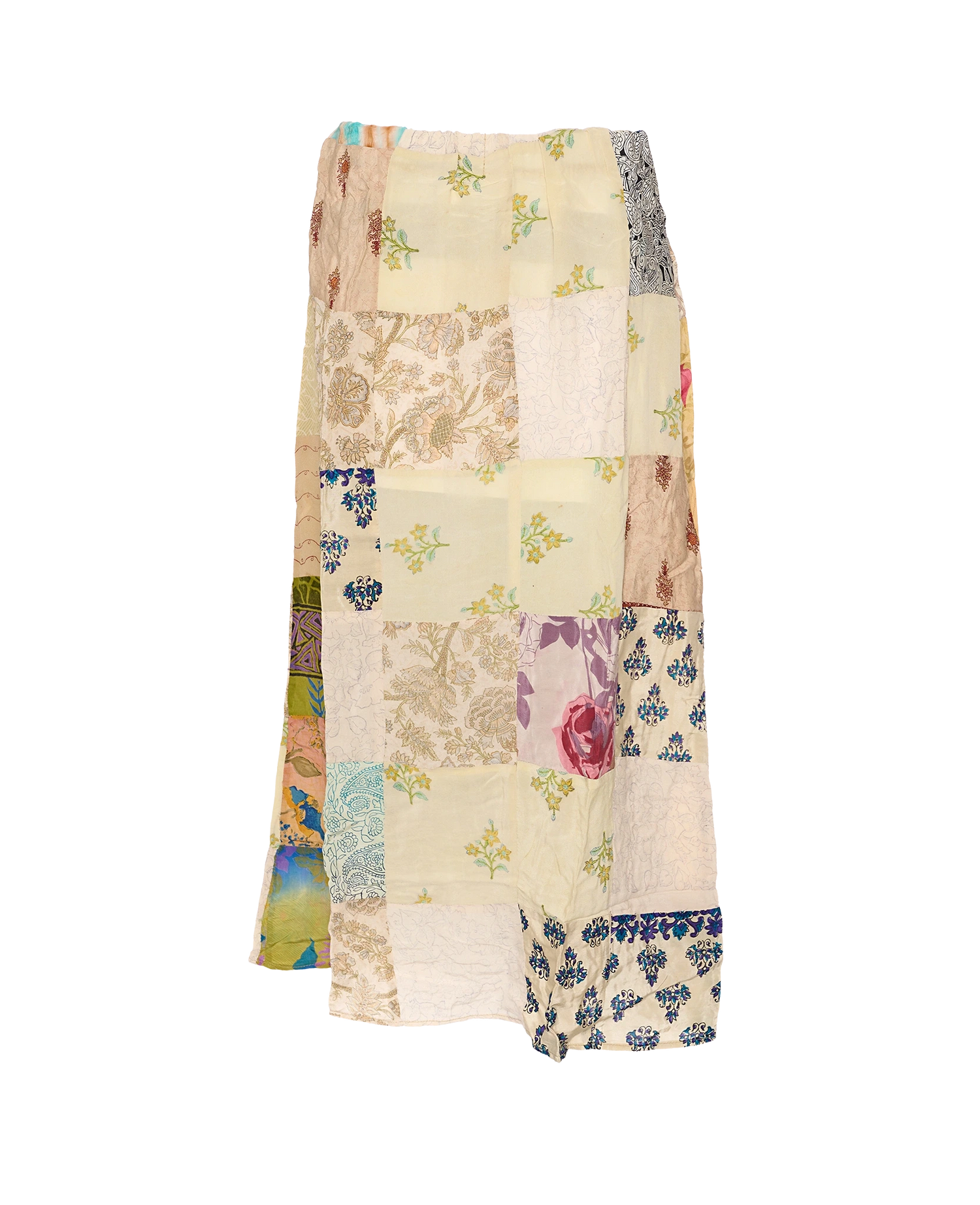 Maddie SILK Patchwork Skirt - No. 162