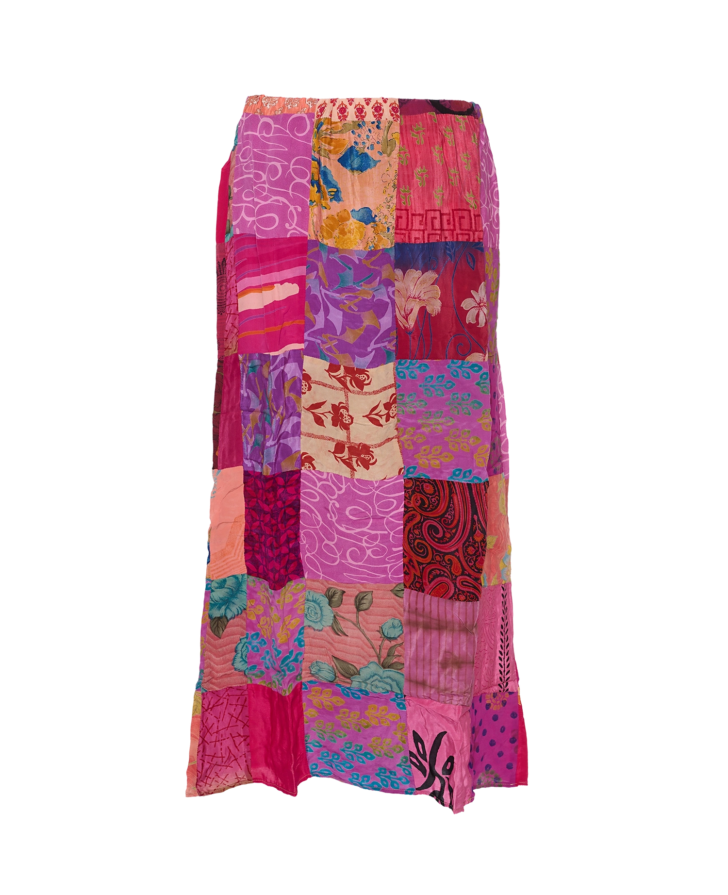 Maddie SILK Patchwork Skirt - No. 163