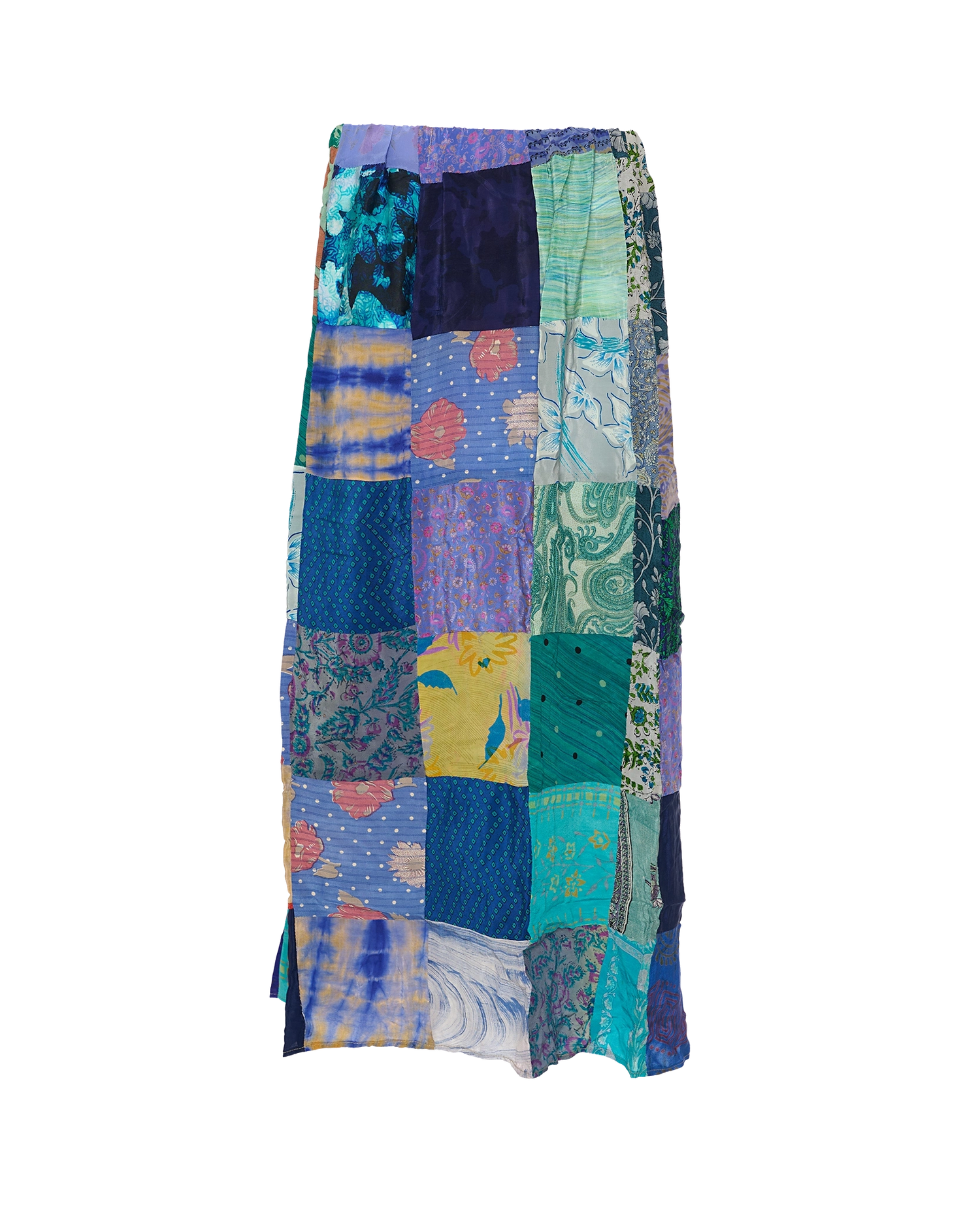 Maddie SILK Patchwork Skirt - No. 170