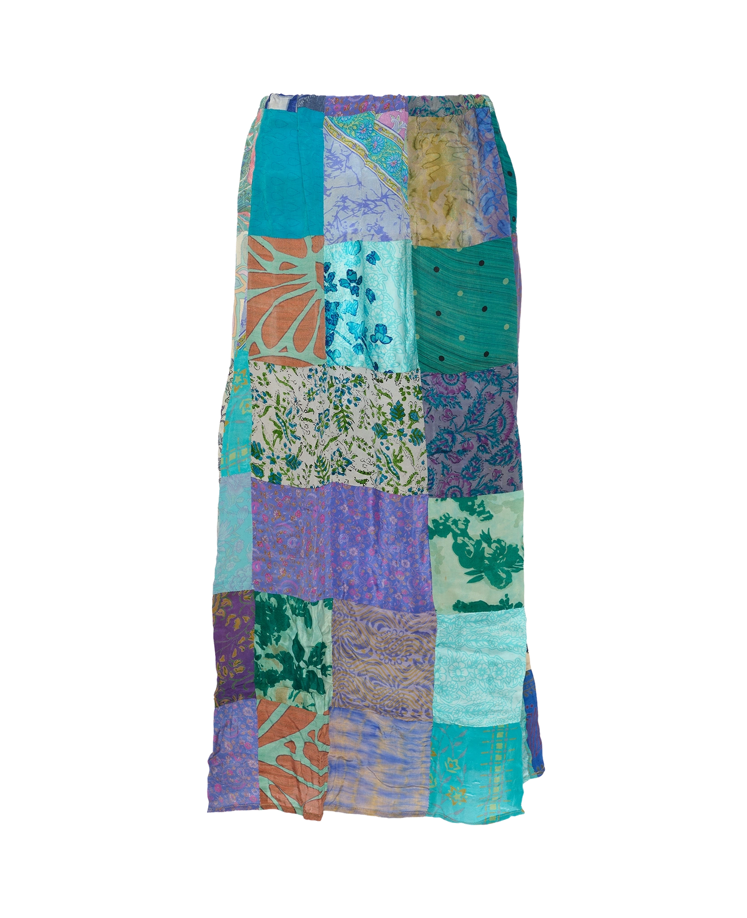 Maddie SILK Patchwork Skirt - No. 73