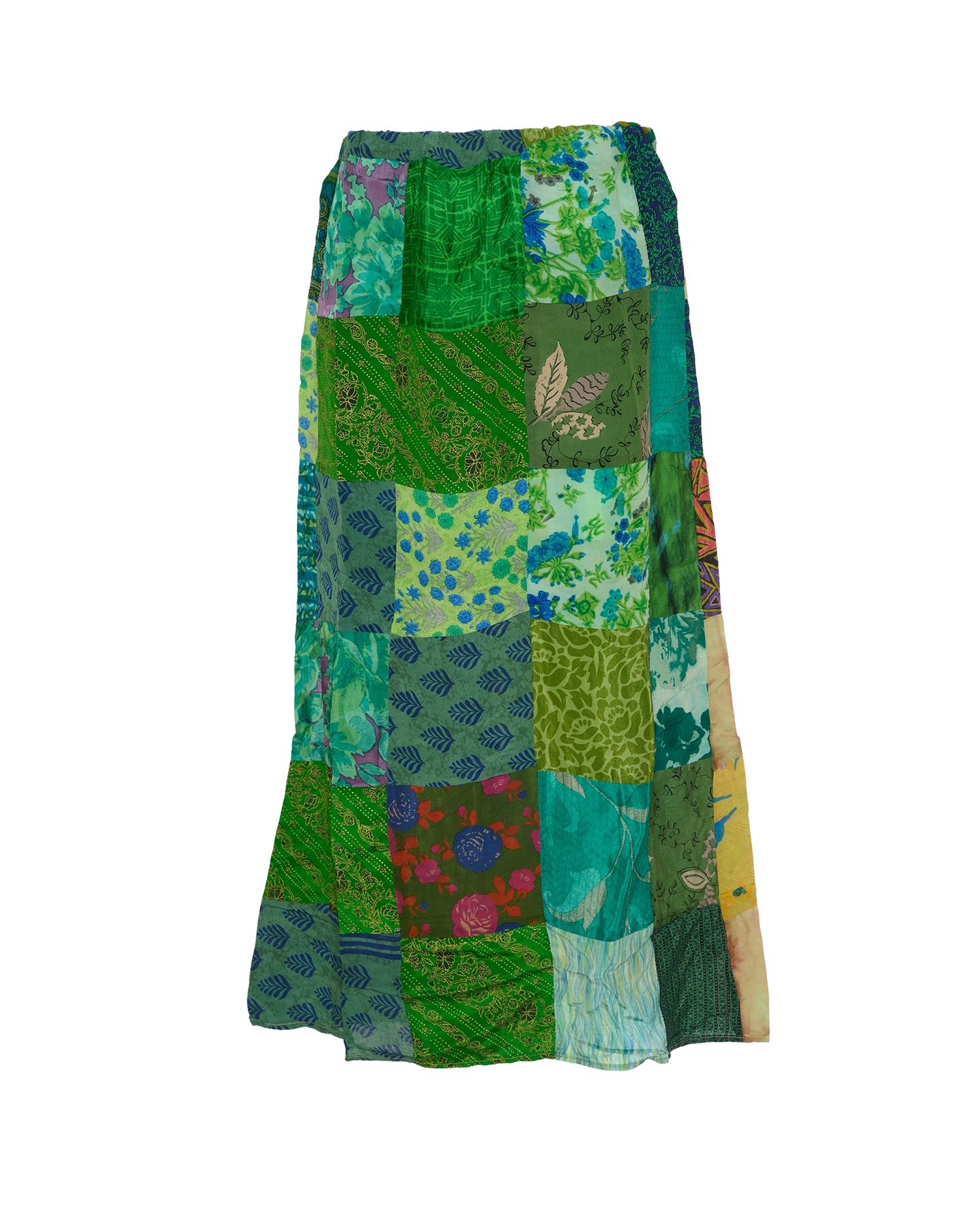 Maddie SILK Patchwork Skirt - No. 76